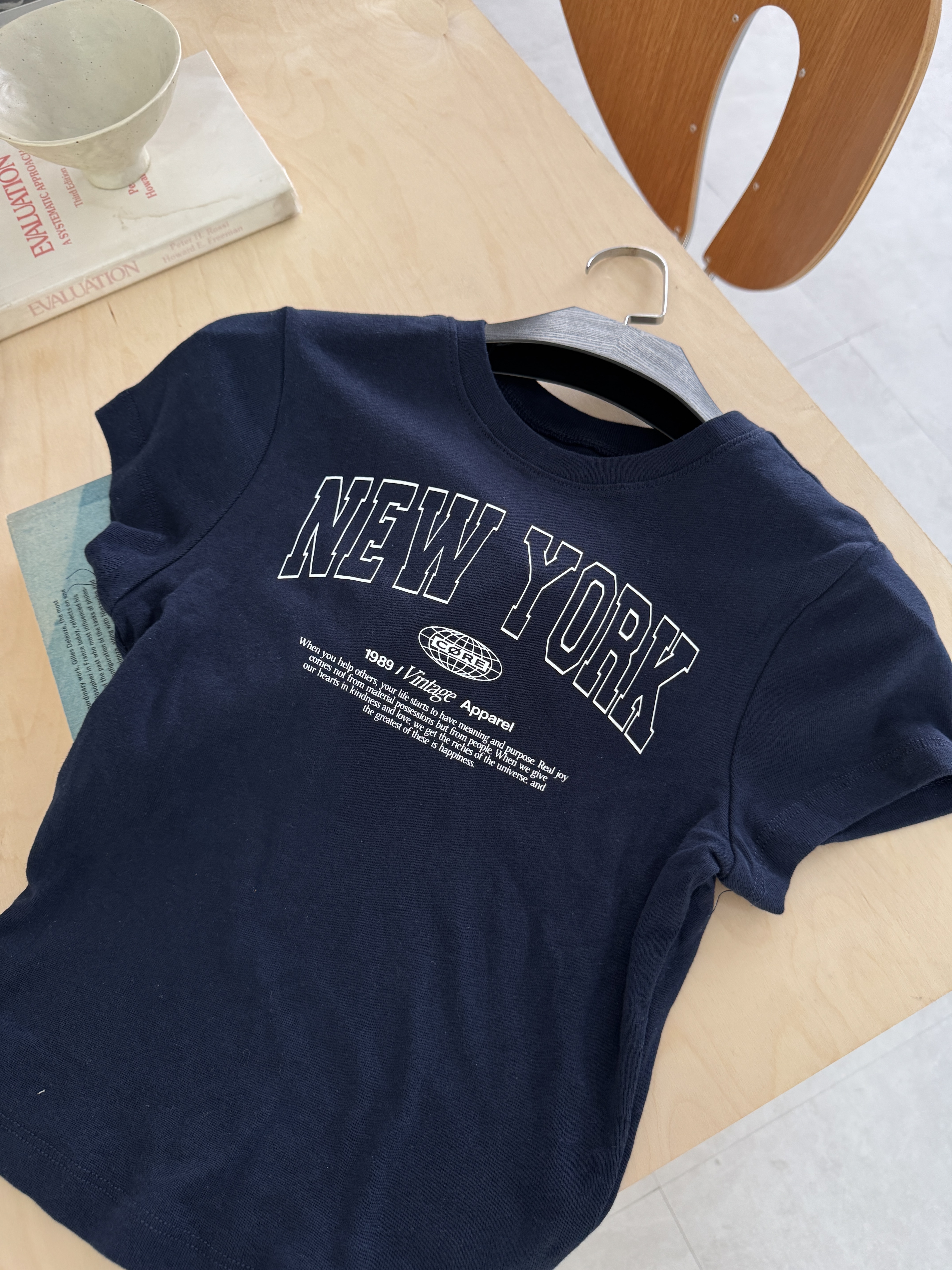 NY藏青色美式短版上衣🇺🇸