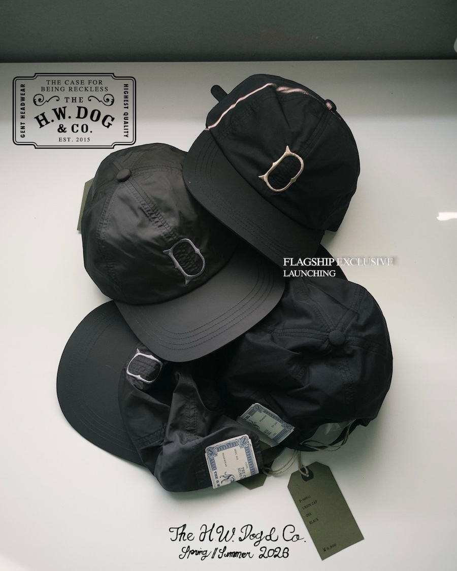 ｜日本店鋪限定🇯🇵｜The H.W.DOG & CO. Union復古紙標 老帽