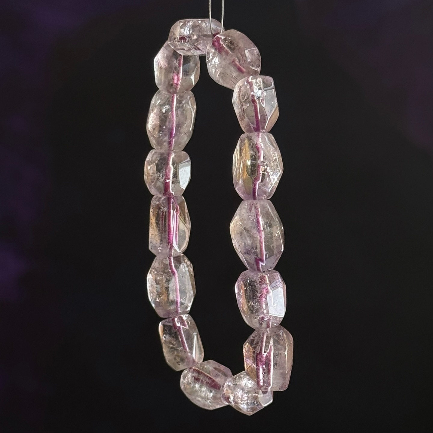 [原石] 紫超七 水晶手串