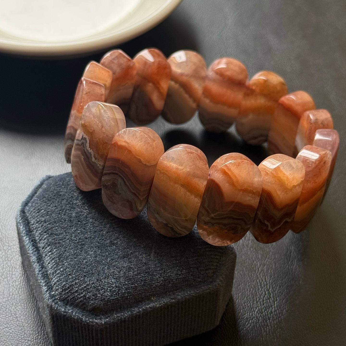 [原石] 夢幻紫晶瑪瑙 水晶手排