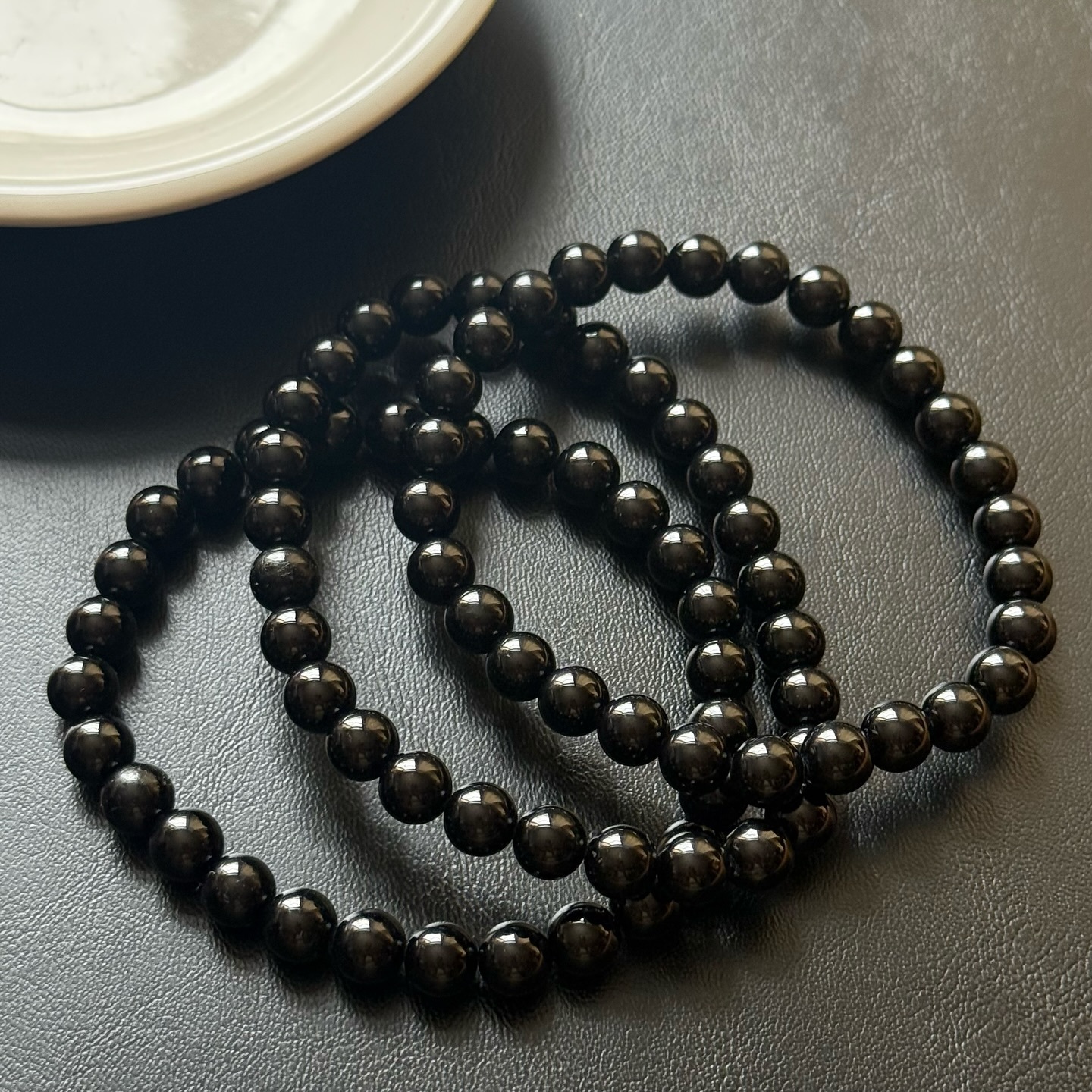 [原石] 黑碧璽 水晶手串