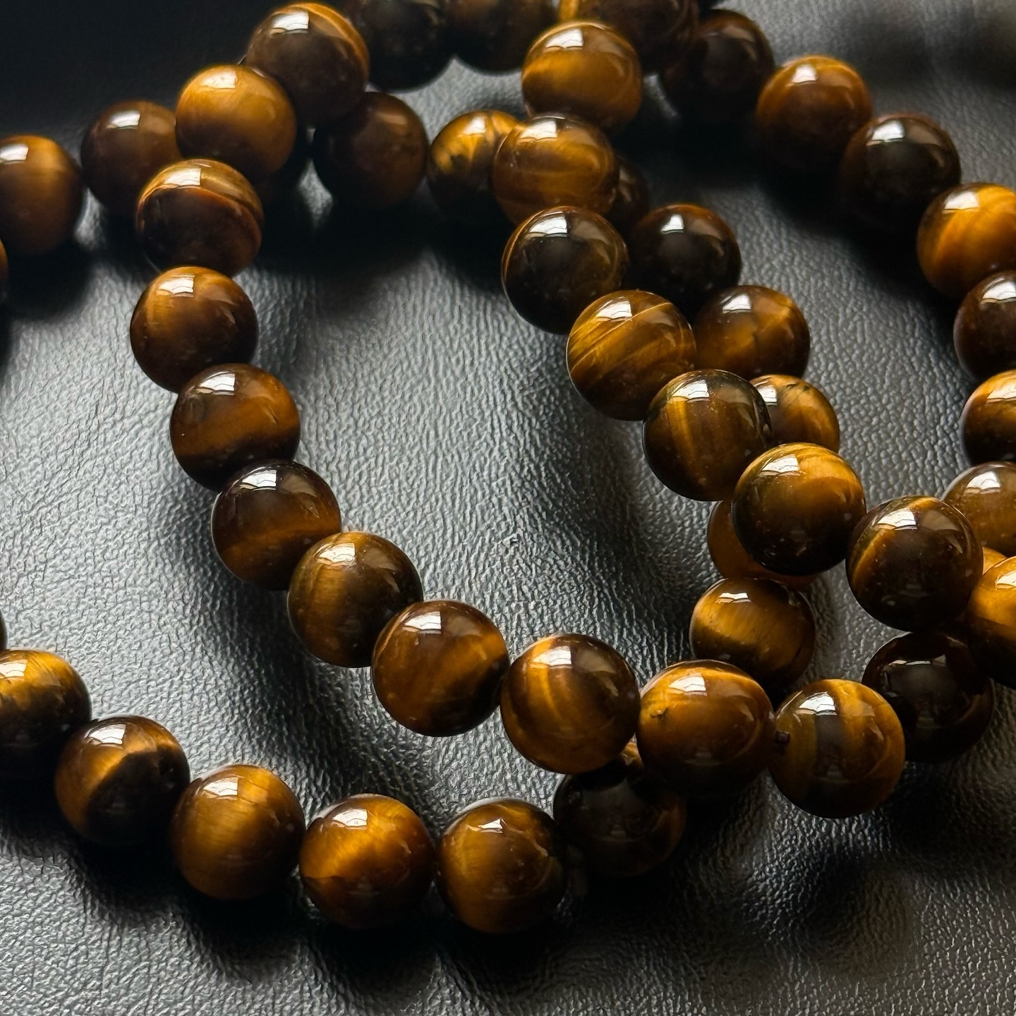 [原石] 高階 黃虎眼石 水晶手串