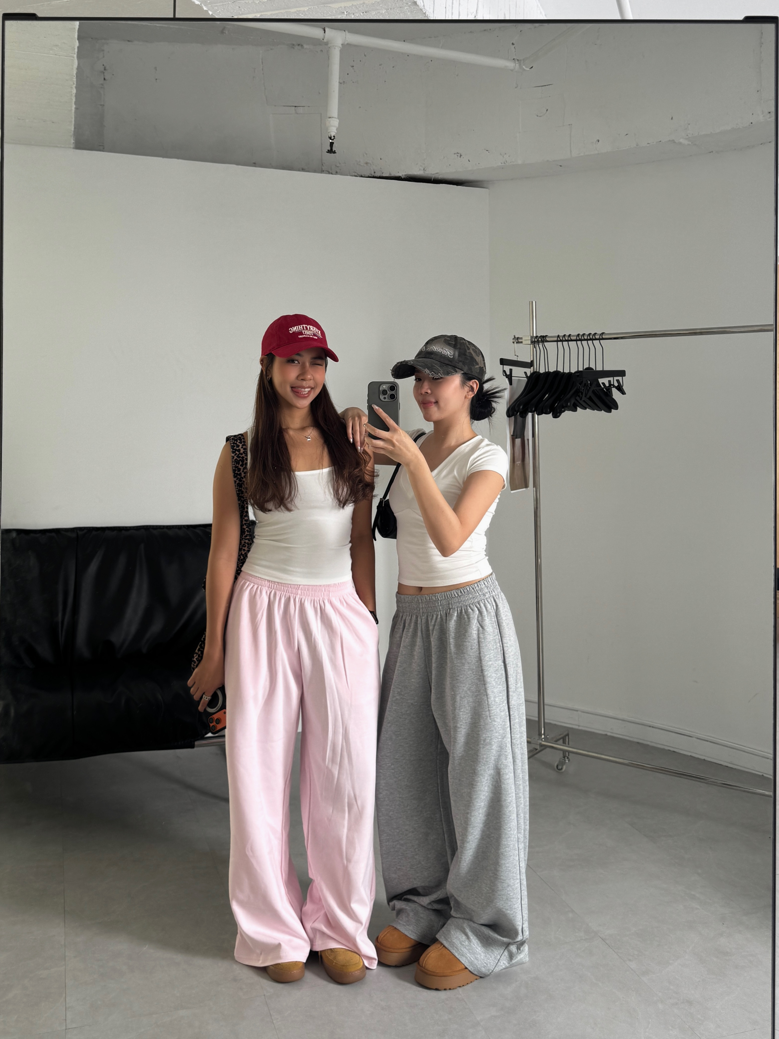 自留⭐𝗦𝗼𝗳𝘁𝗰𝗼𝗿𝗲歐美寬鬆直筒棉褲(2色)