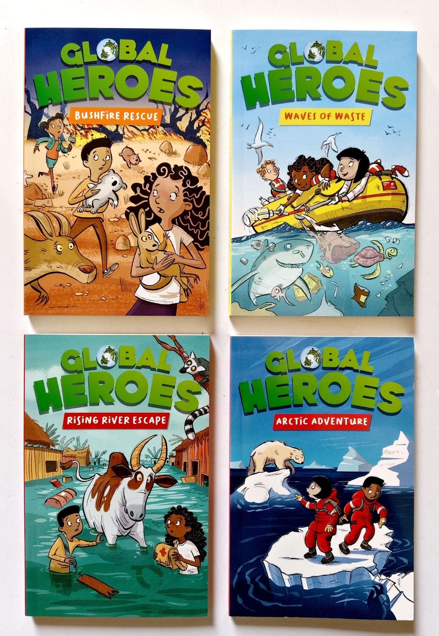 Global Heroes,4 books Collection