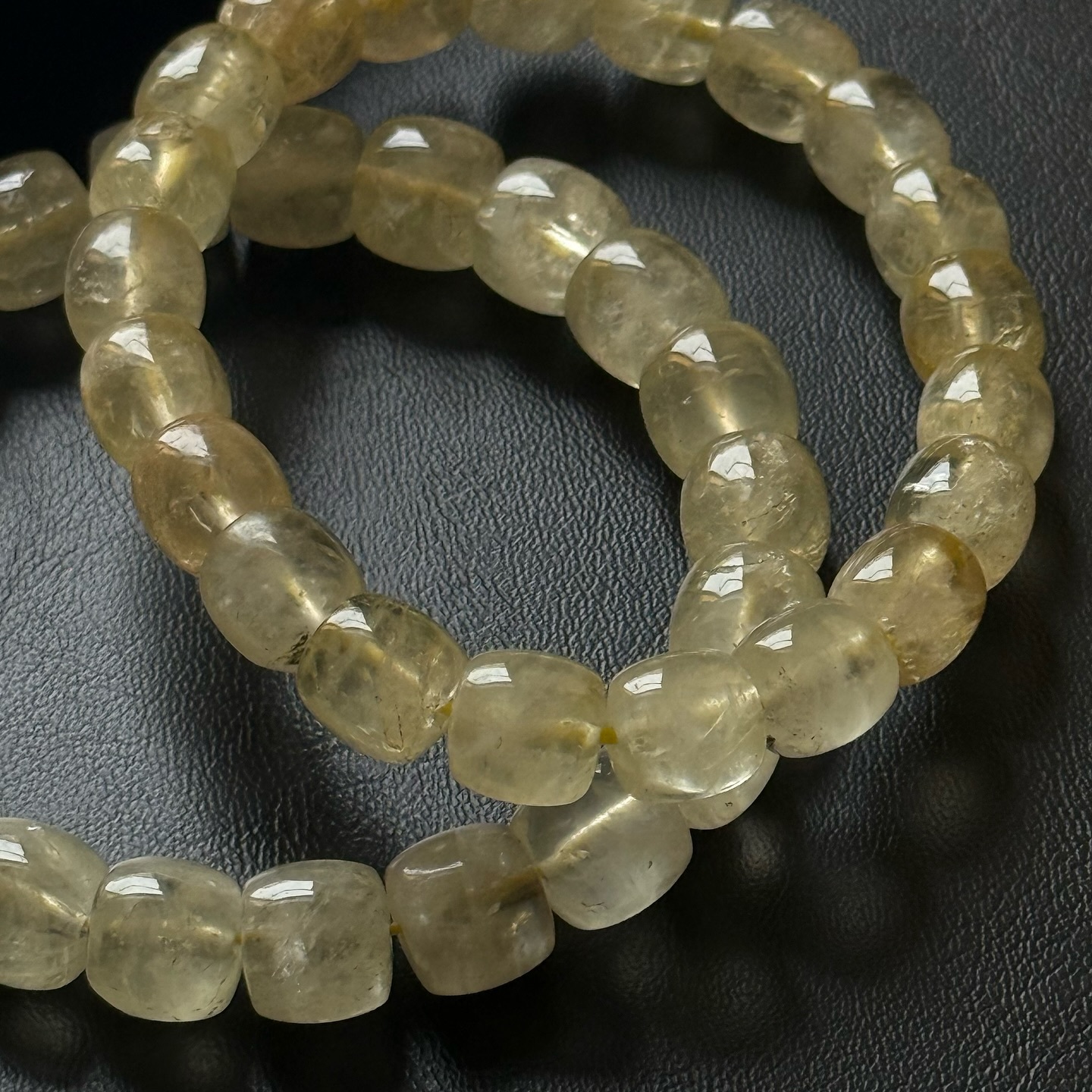 [原石] 檸檬黃水晶 水晶手串