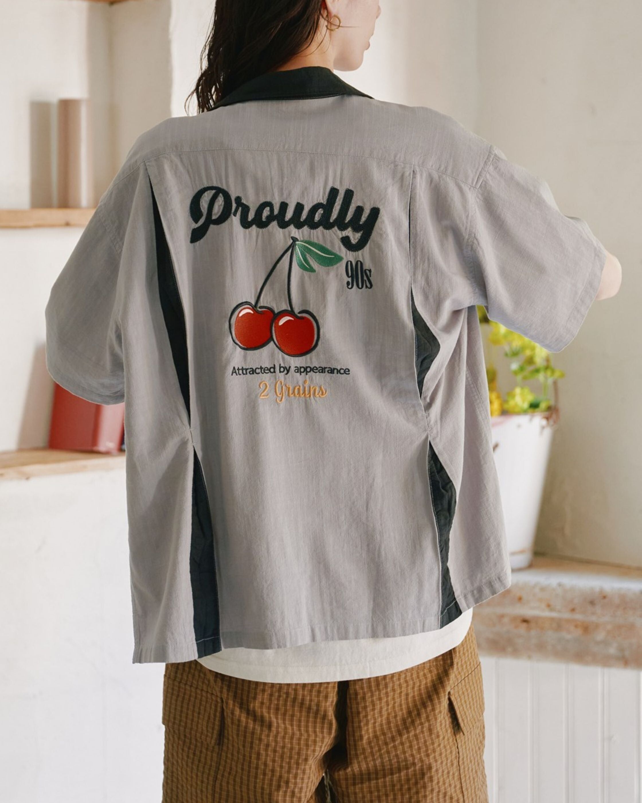 【POWER TO THE PEOPLE】紅櫻桃保齡球衫