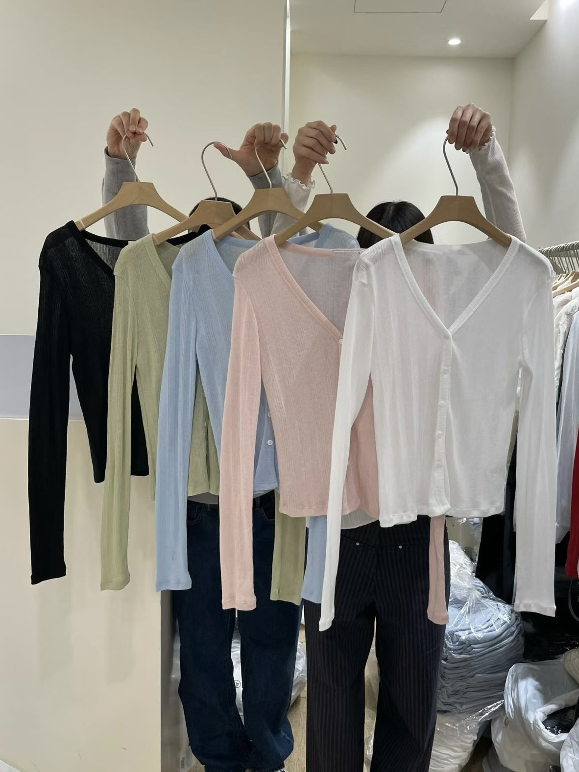 A07-甜感小姊姊坑條小外套(5色)