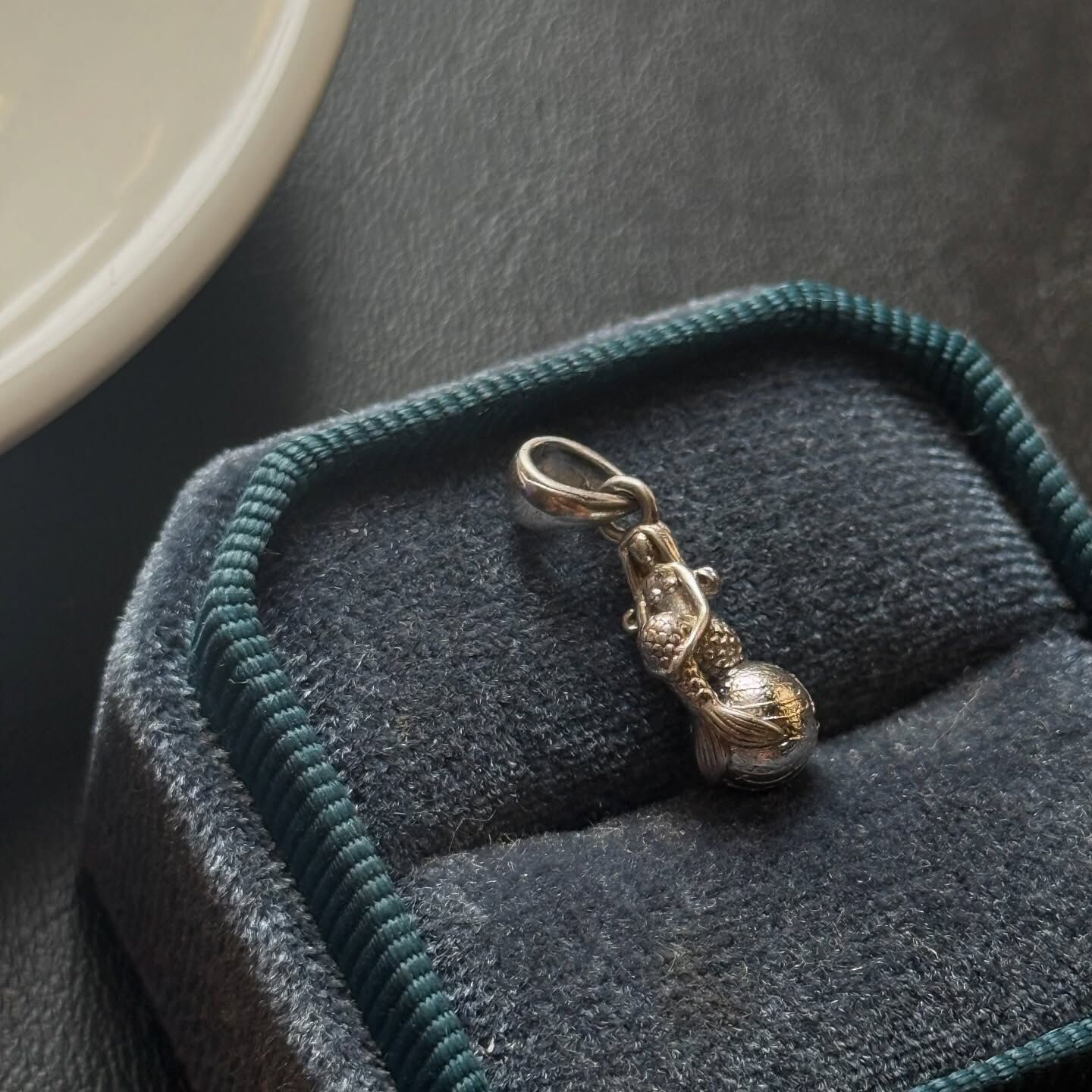 [原石] 鐵隕石 / 天鐵 925銀項鏈吊墜 美人魚