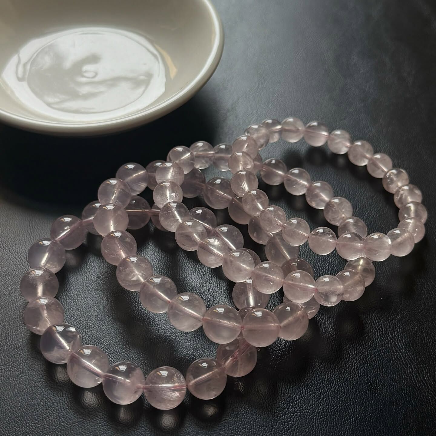 [原石] 透體粉晶 水晶手串