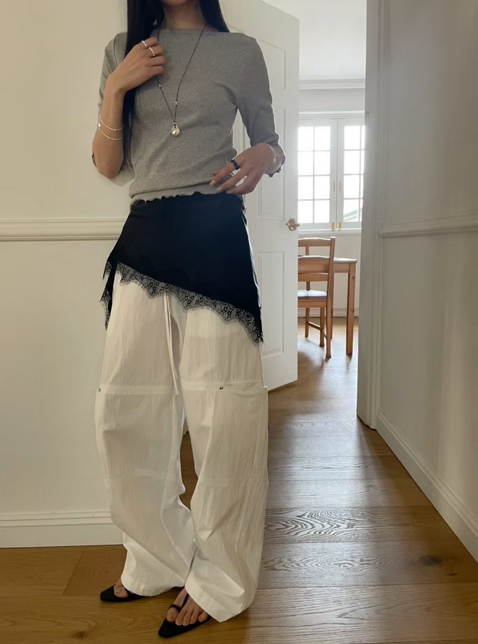 A10-屁裙蕾絲(黑/白)