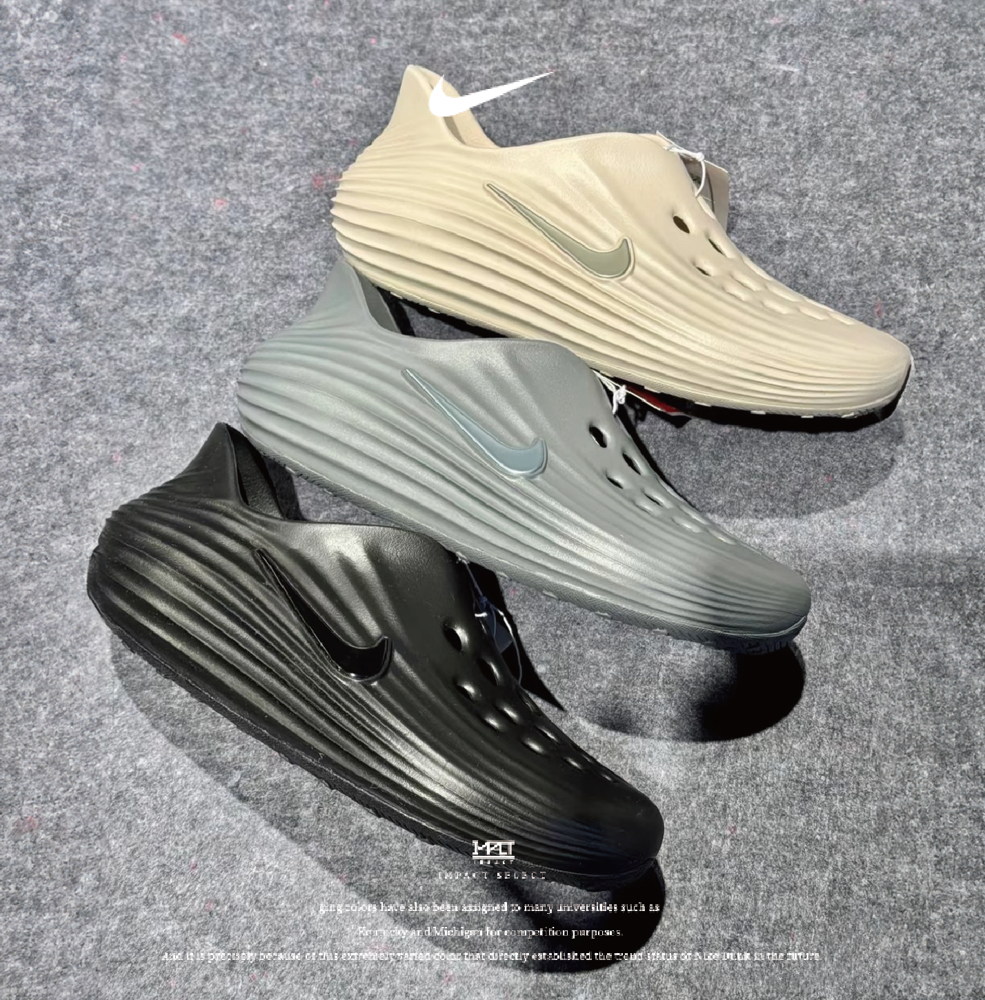 Nike ReactX Rejuven8 恢復鞋 泡棉 防水 涼鞋 拖鞋 奶茶 灰 黑 HV5060-100 HV5060-002 HV5062-001