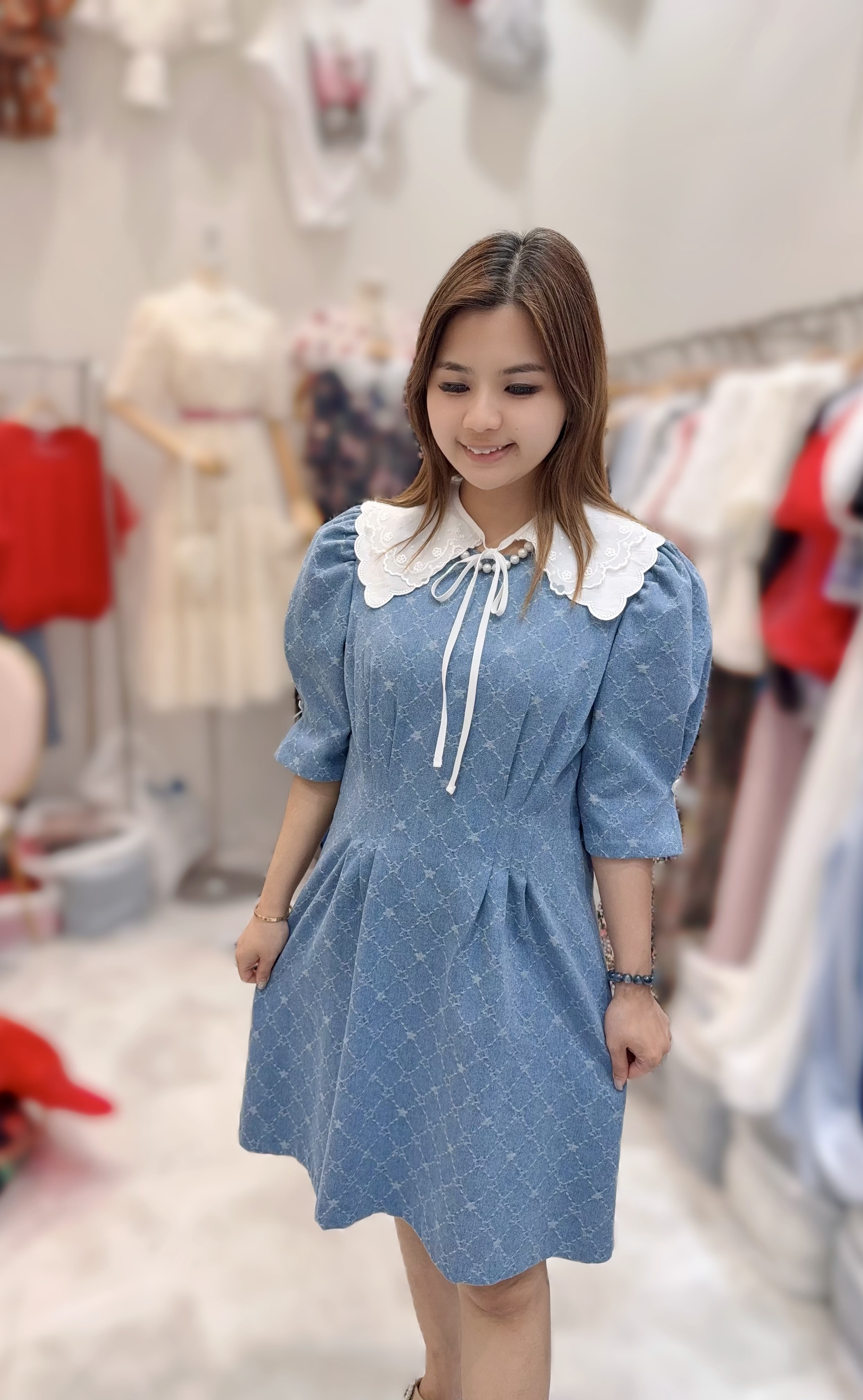 SC43 牛仔連身裙 胸39 長34 $699 (一口價)