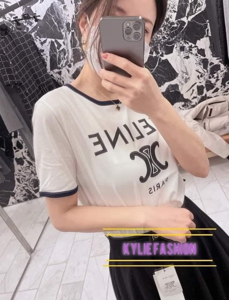 CELINE 凱旋門 白色Tee