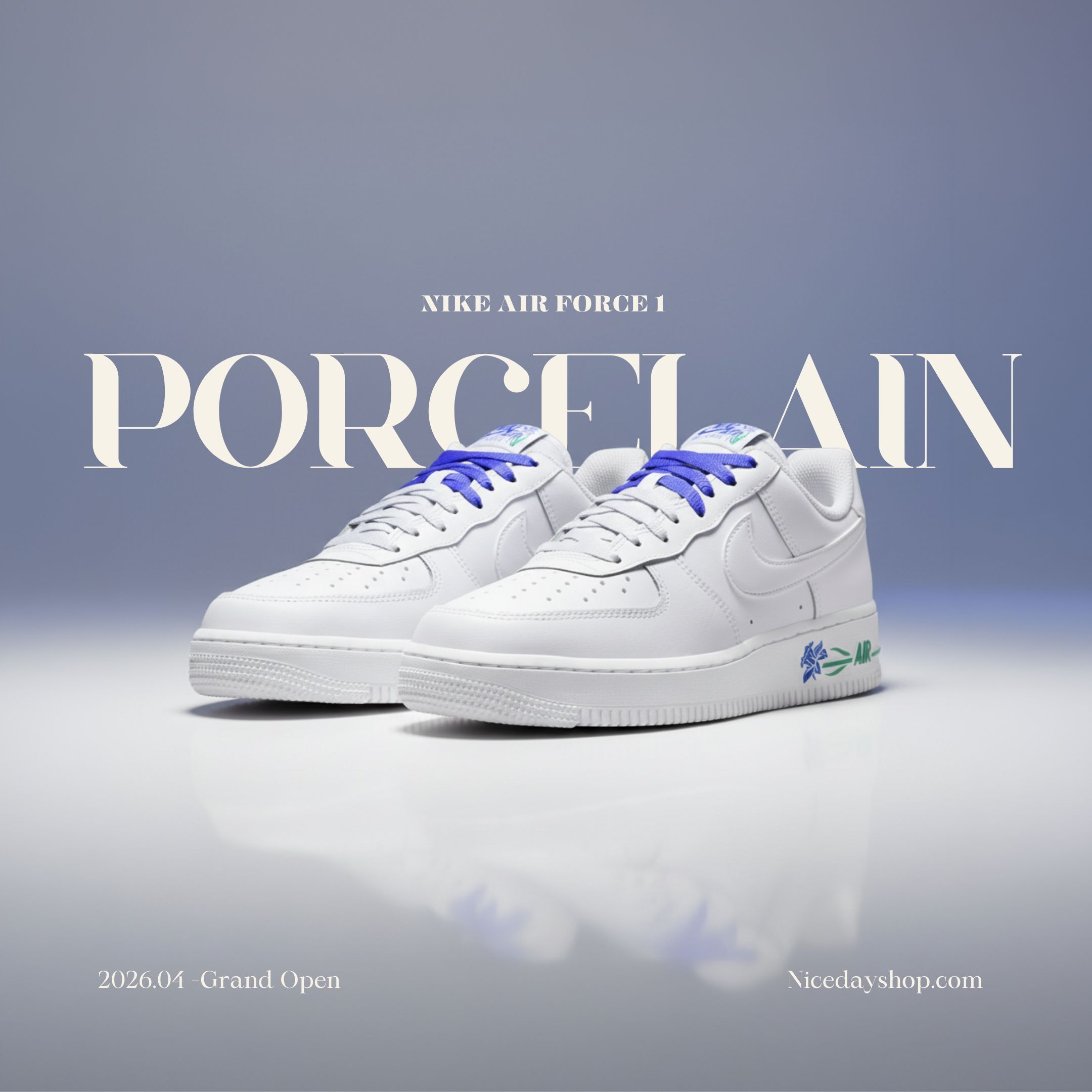 NICEDAY 代購 Nike Air Foce 1 女款 經典 小花 IF0498-101