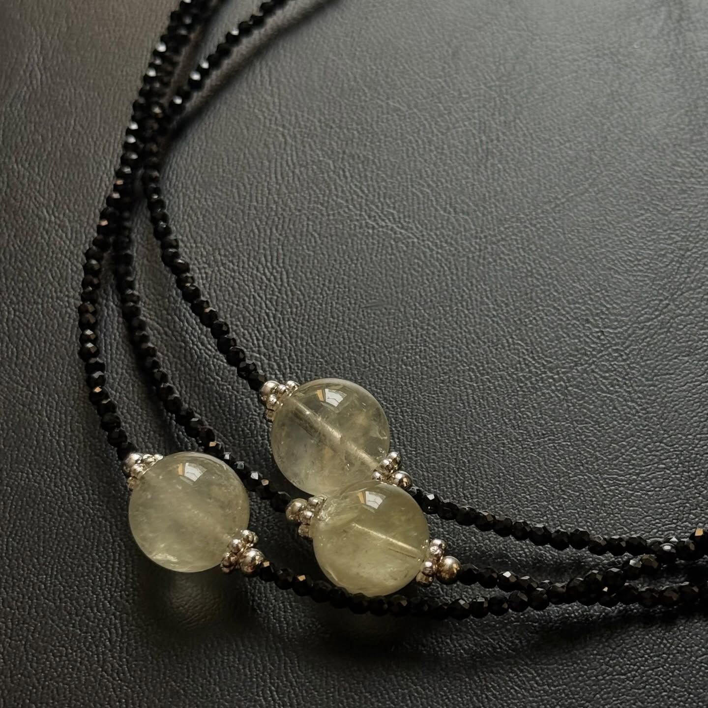 [原石] 檸檬黃水晶項鏈 水晶項鏈