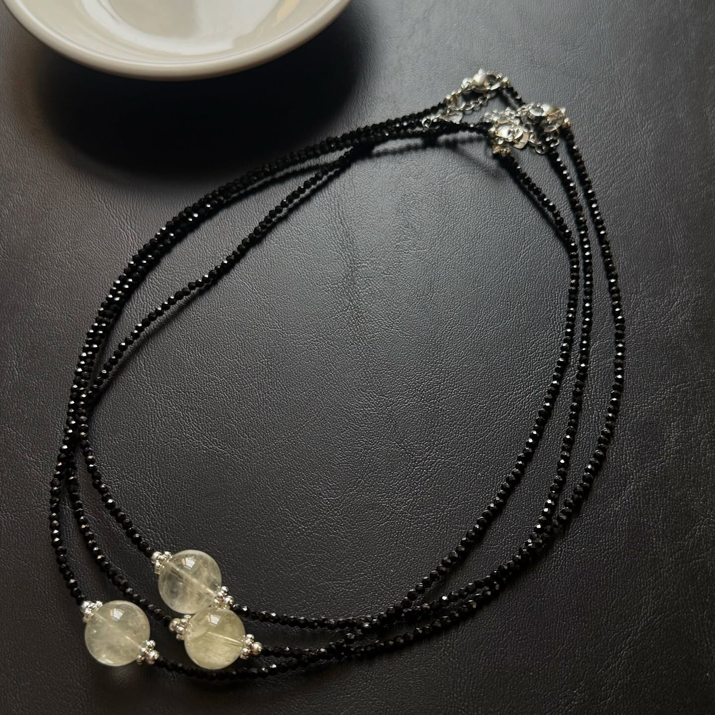 [原石] 檸檬黃水晶項鏈 水晶項鏈