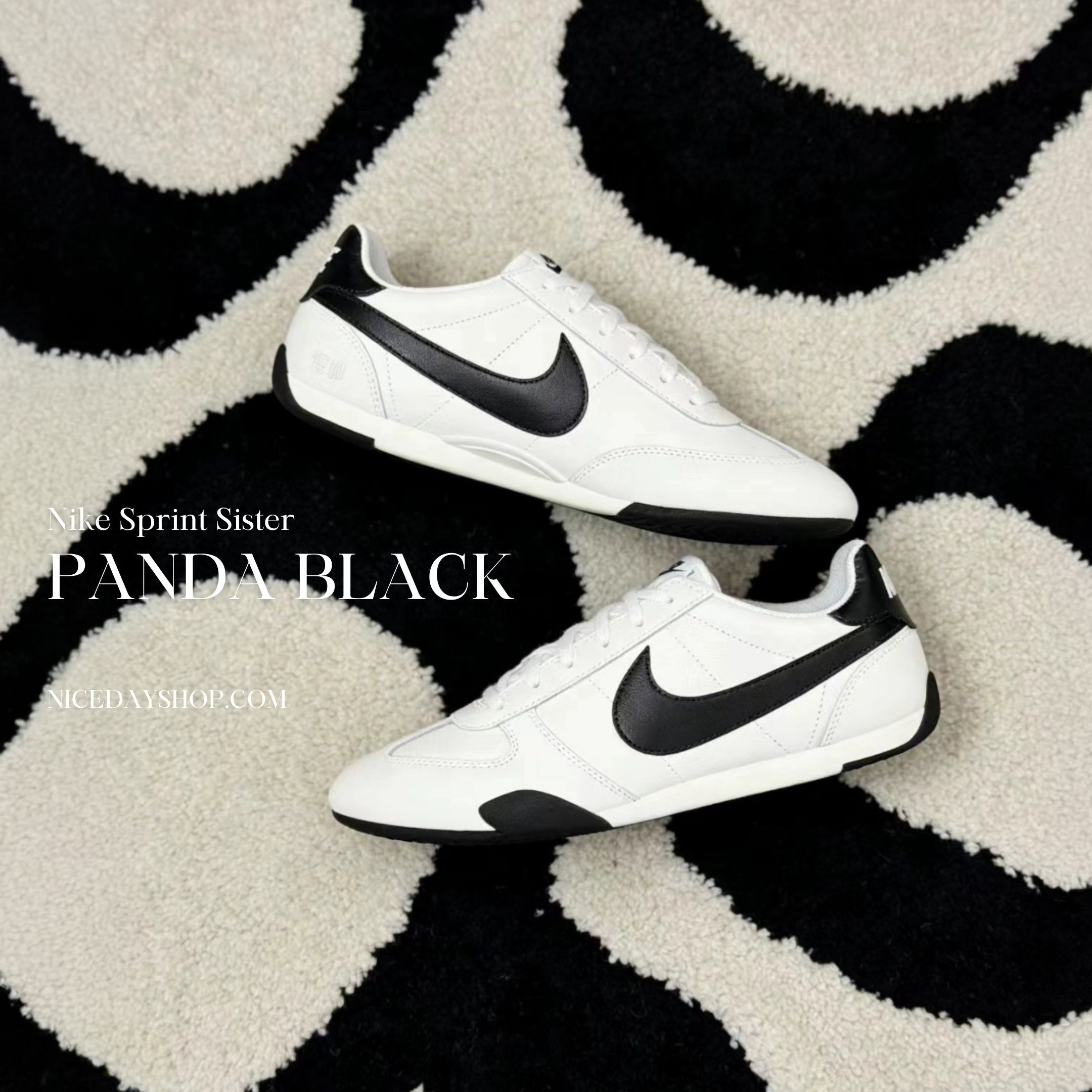 NICEDAY 代購 Nike Sprint sis 德訓鞋 黑白 平底 IB7102-100