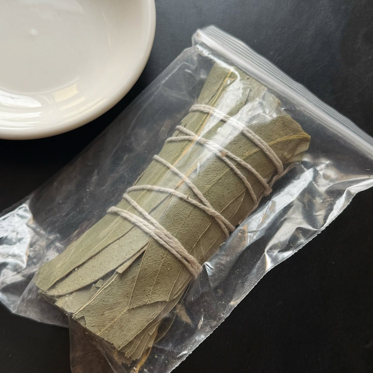 [原石] 尤加利淨化草杖 植物薰草杖 淨化草杖