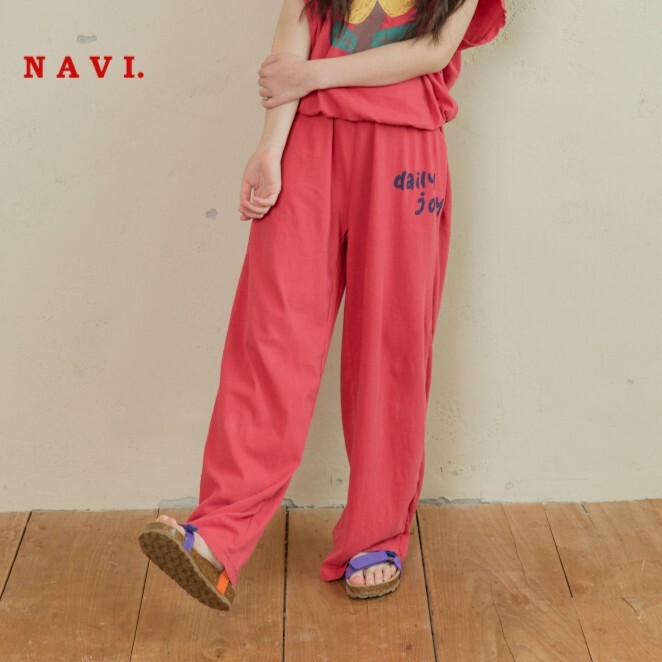 90-160 NAVI 日常棉質長褲 2色