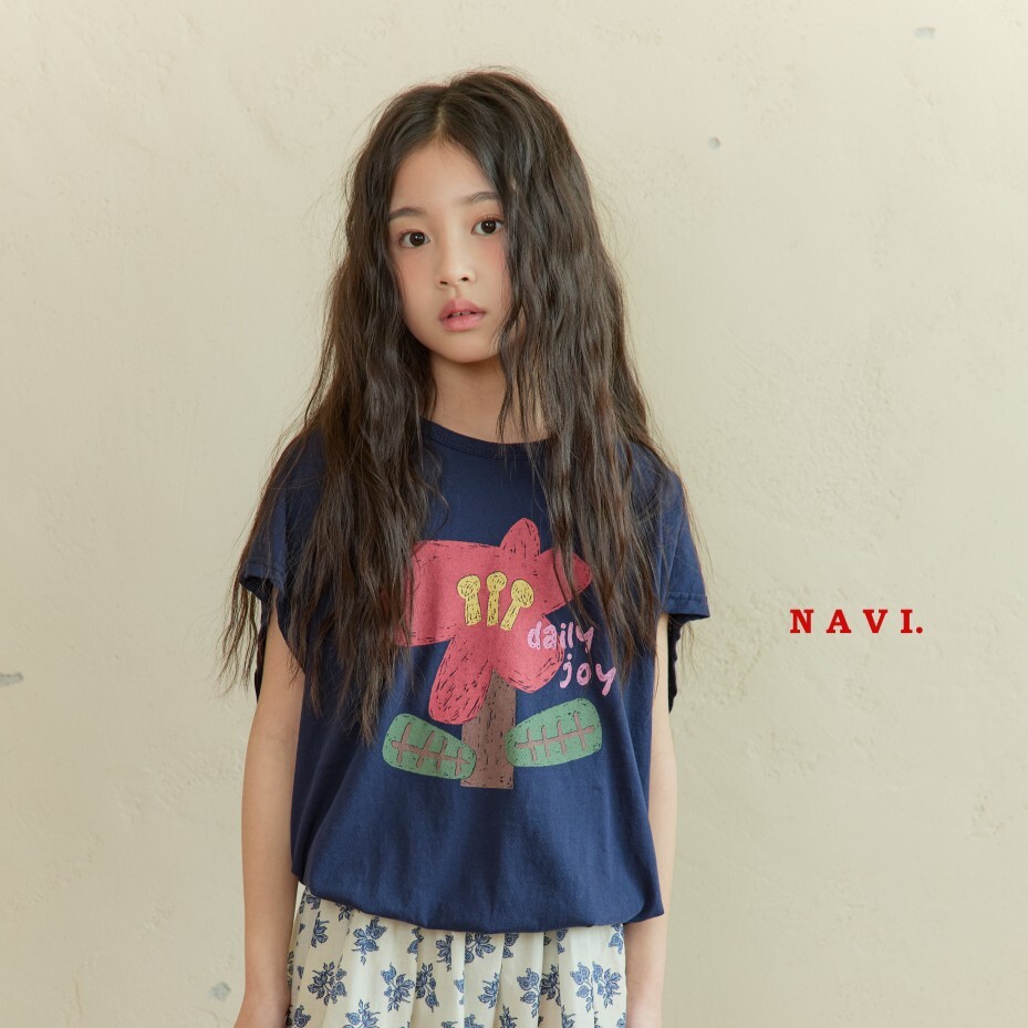 90-160 NAVI 日常花朵上衣 2色