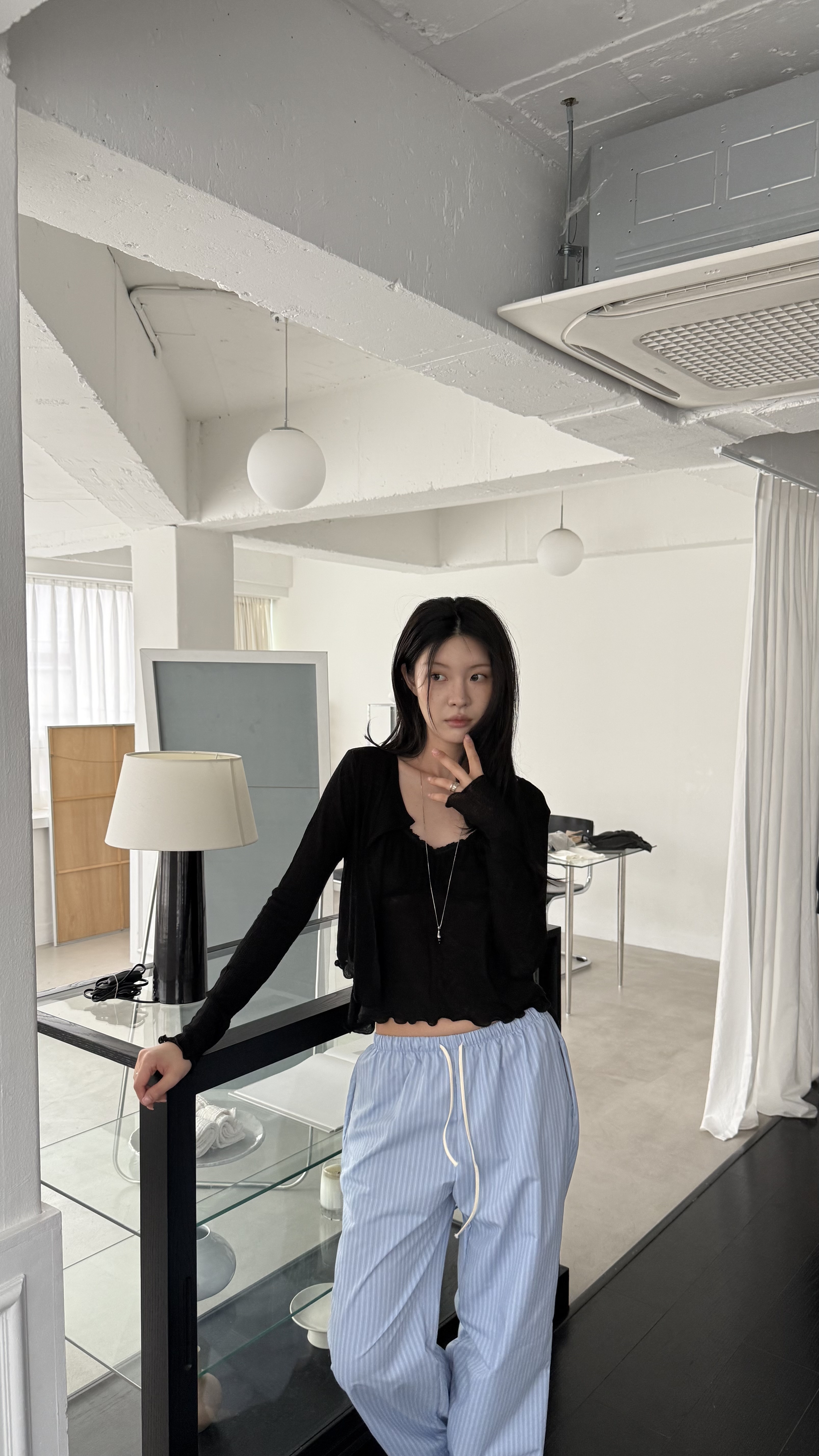 愛心小背心外套(白/黑)