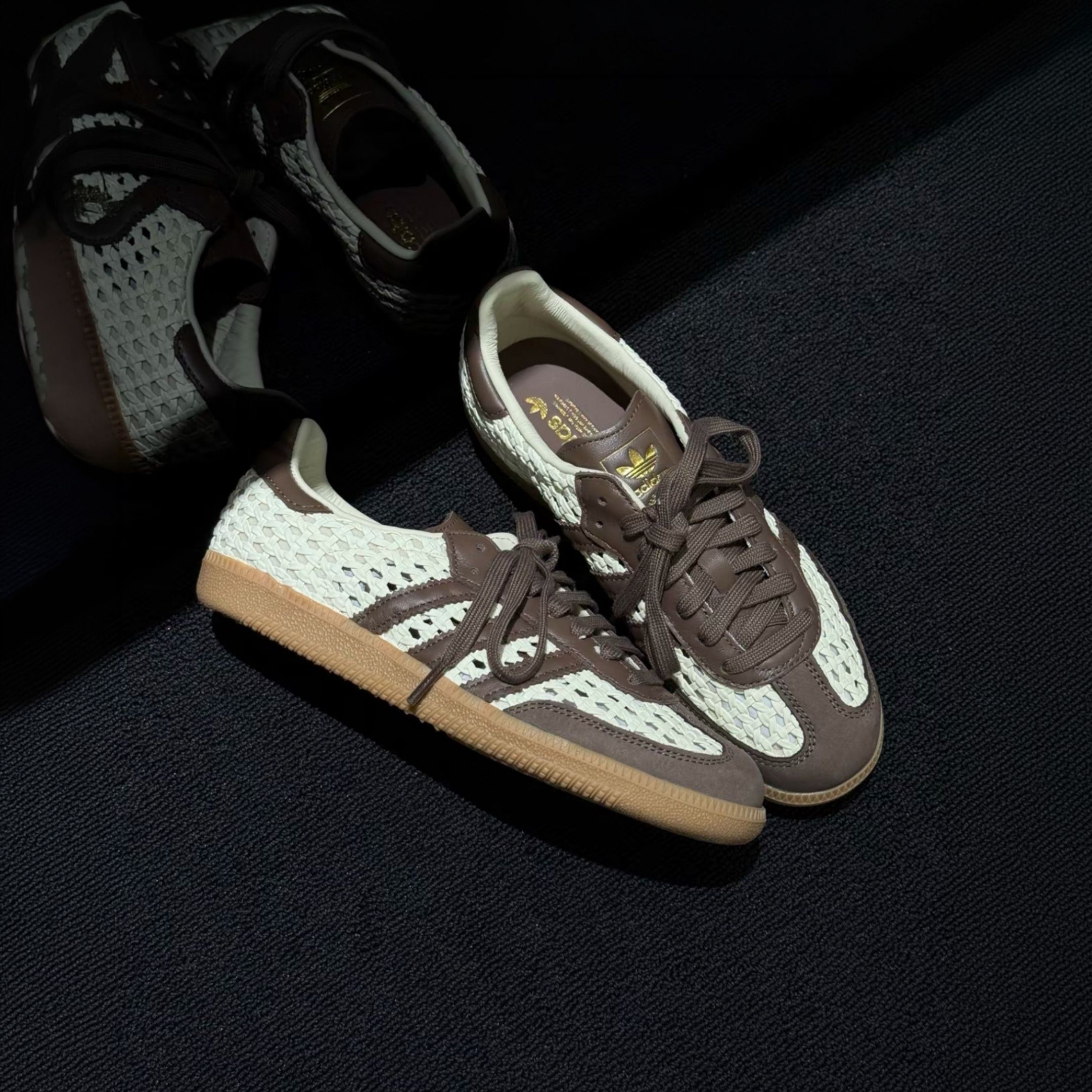 NICEDAY 代購 Adidas Originals Samba 奶咖 咖啡 洞洞 透氣 德訓鞋 IH9373