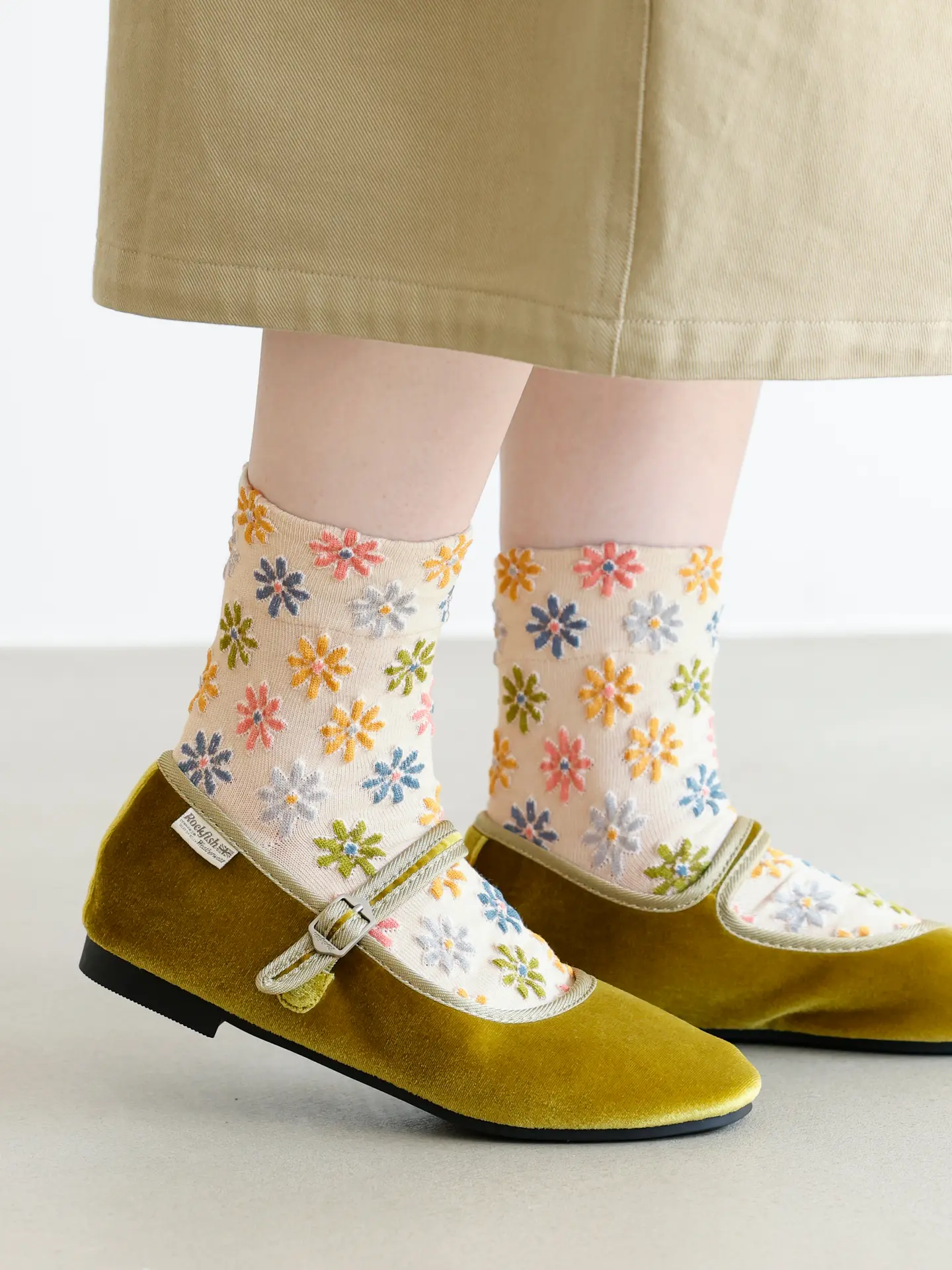 [連線優惠]靴下屋 繽紛花朵短襪