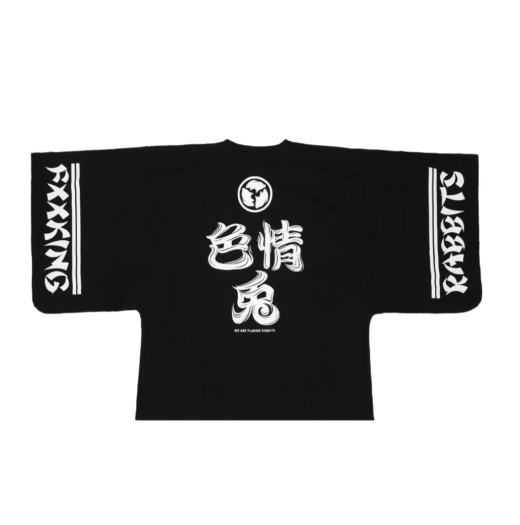 FR2 色情兎 Kimono T-shirt
