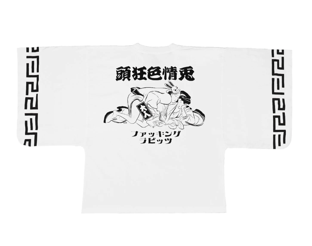 FR2 色情兎 Kimono T-shirt