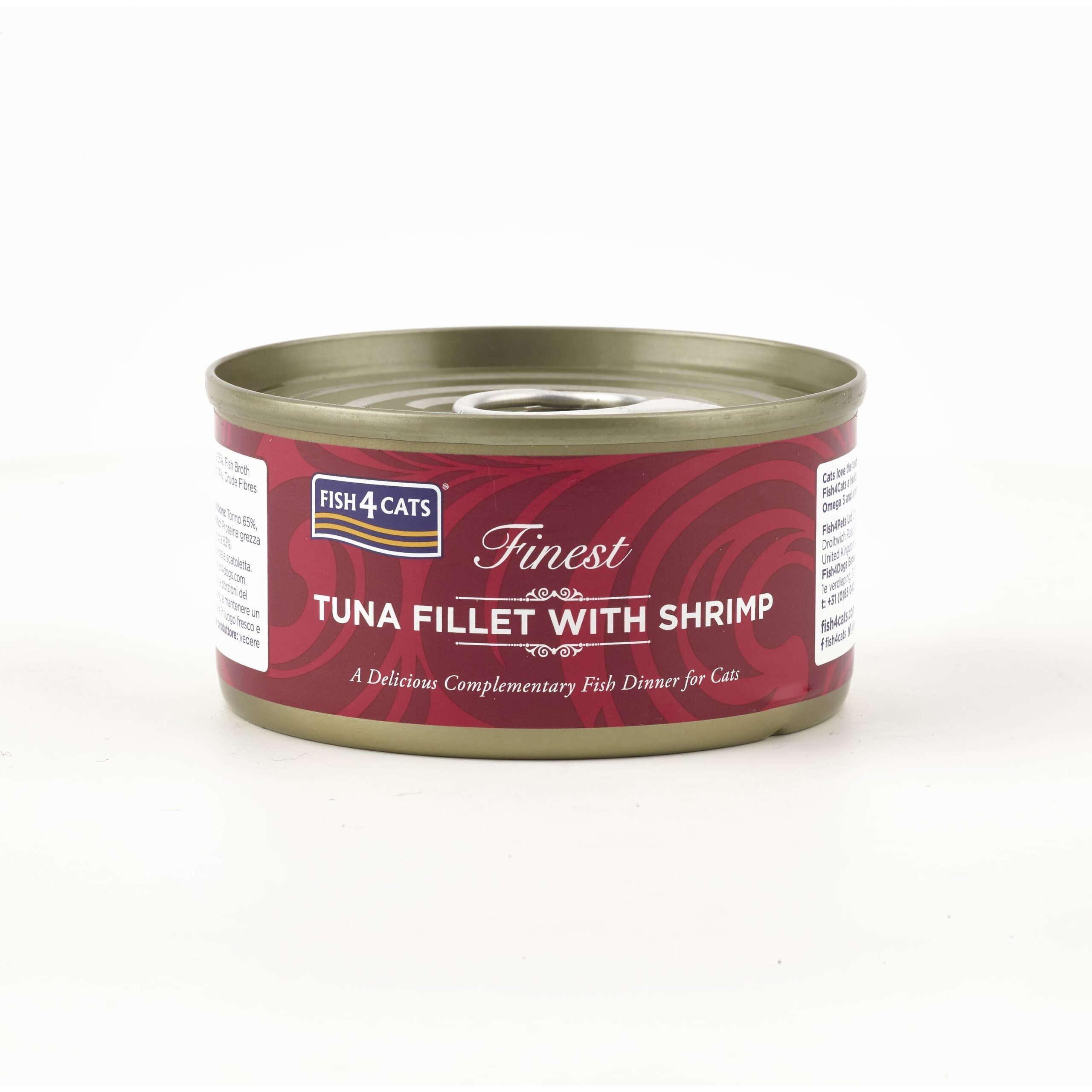 Fish4Cats - 吞拿魚柳鮮蝦 Tuna Fillet with Shrimp (紅) 70g