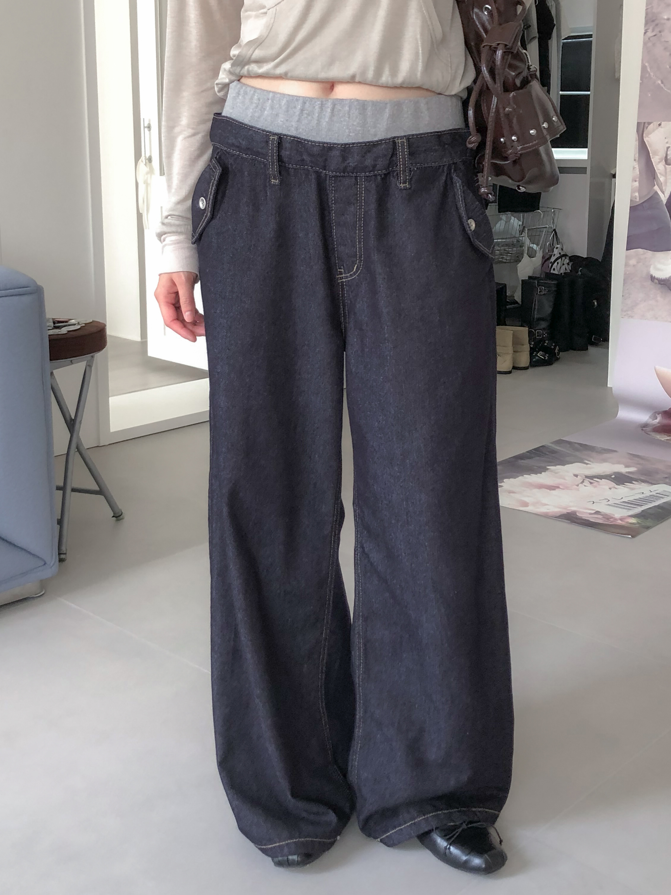 two-way pants #牛仔褲