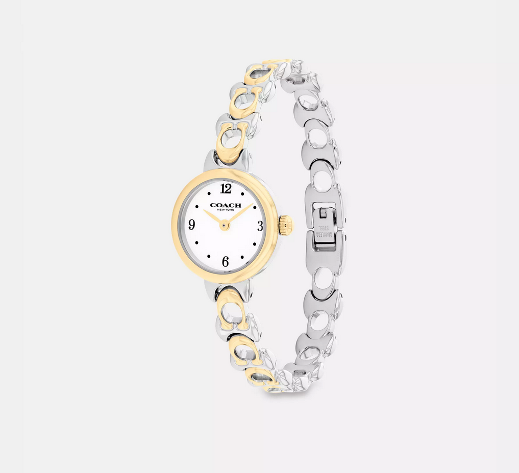 【預訂】Coach Iris Watch C LOGO錶帶(22 Mm)- WOMEN