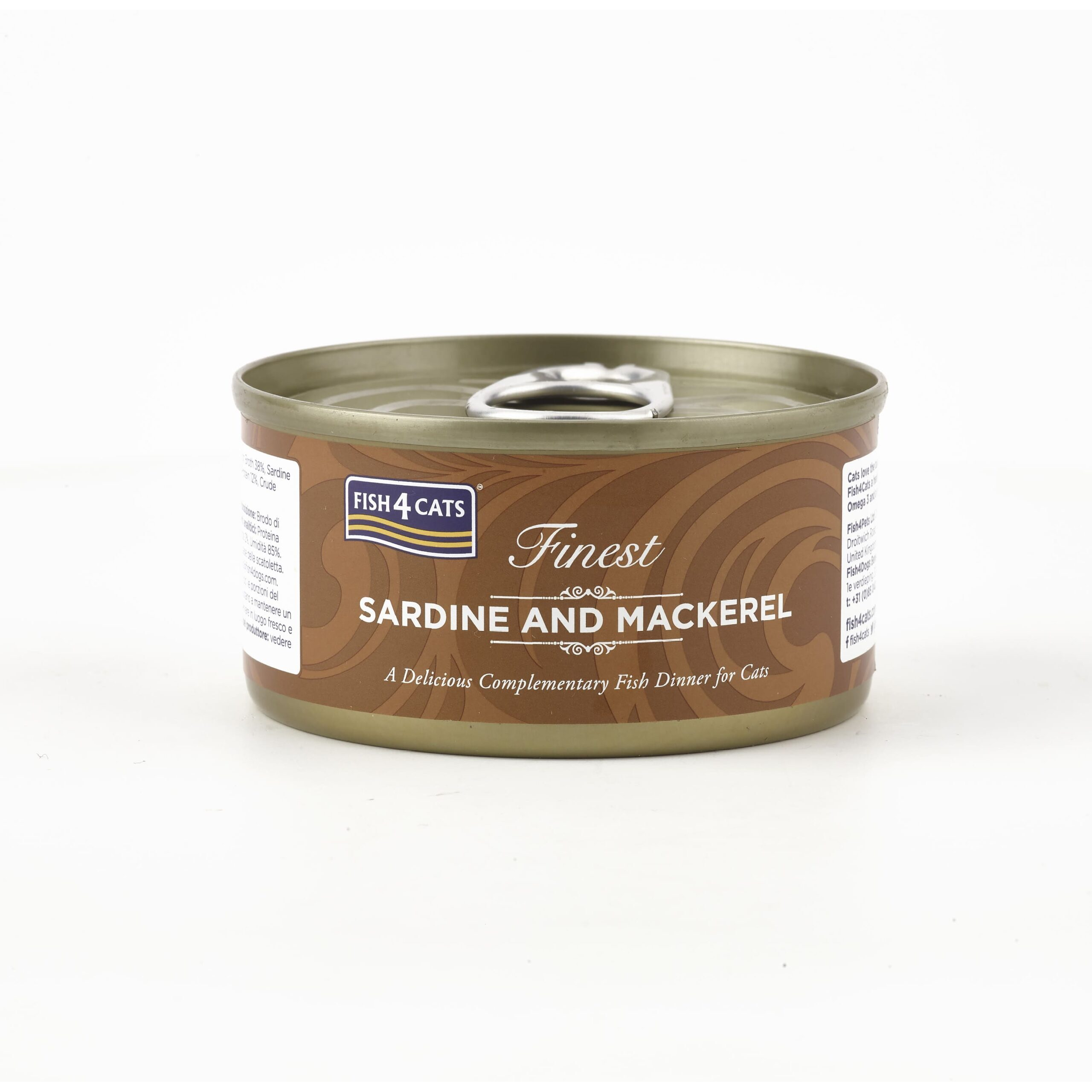 Fish4Cats - 沙甸魚鯖魚 Sardine with Mackerel (啡) 70g