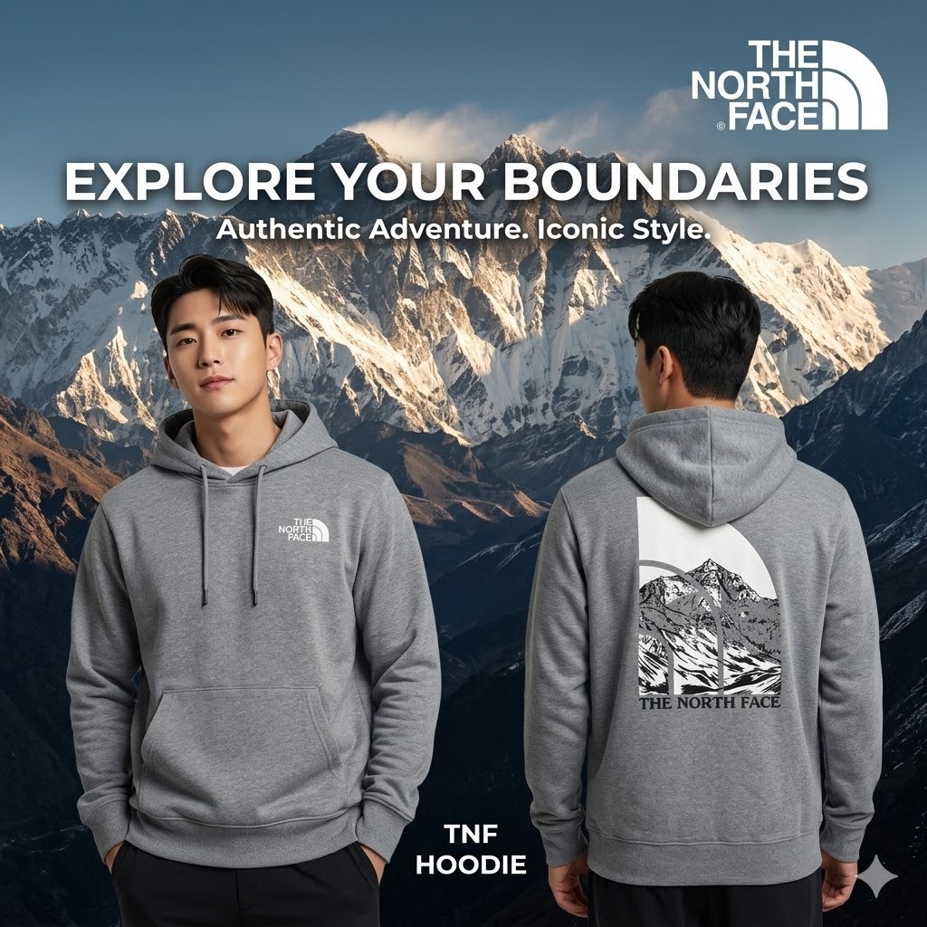 【預購】H0408155 The North Face 麻灰山脈連帽衛衣
