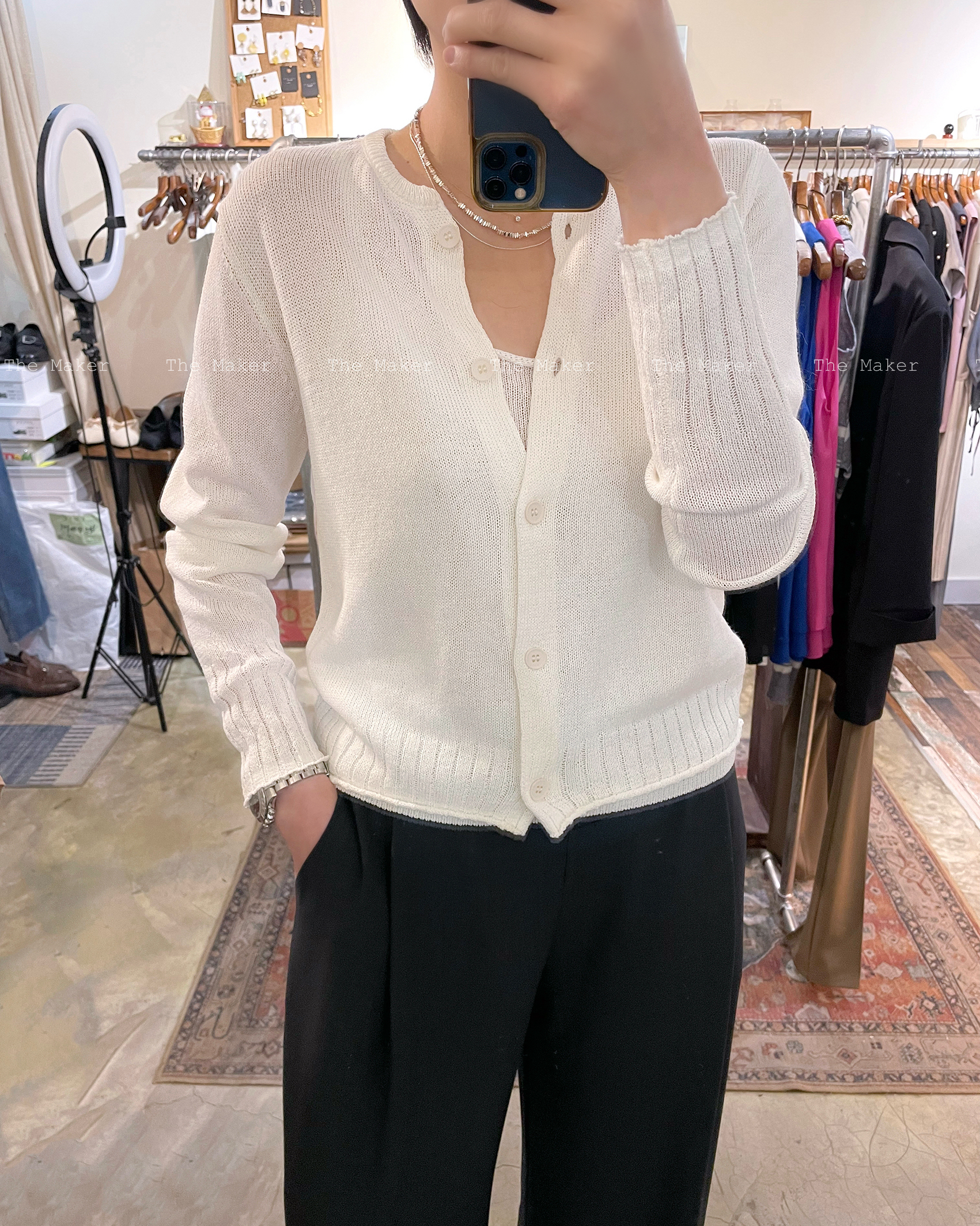 ✨ 輕軟針織Cardigan +背心套裝 ✨