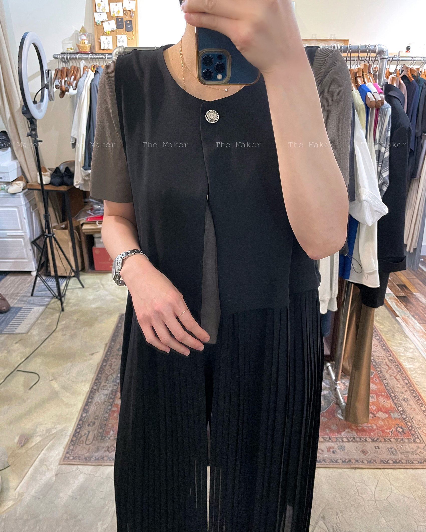 🎐 簡約型格外拼料外套 🎐