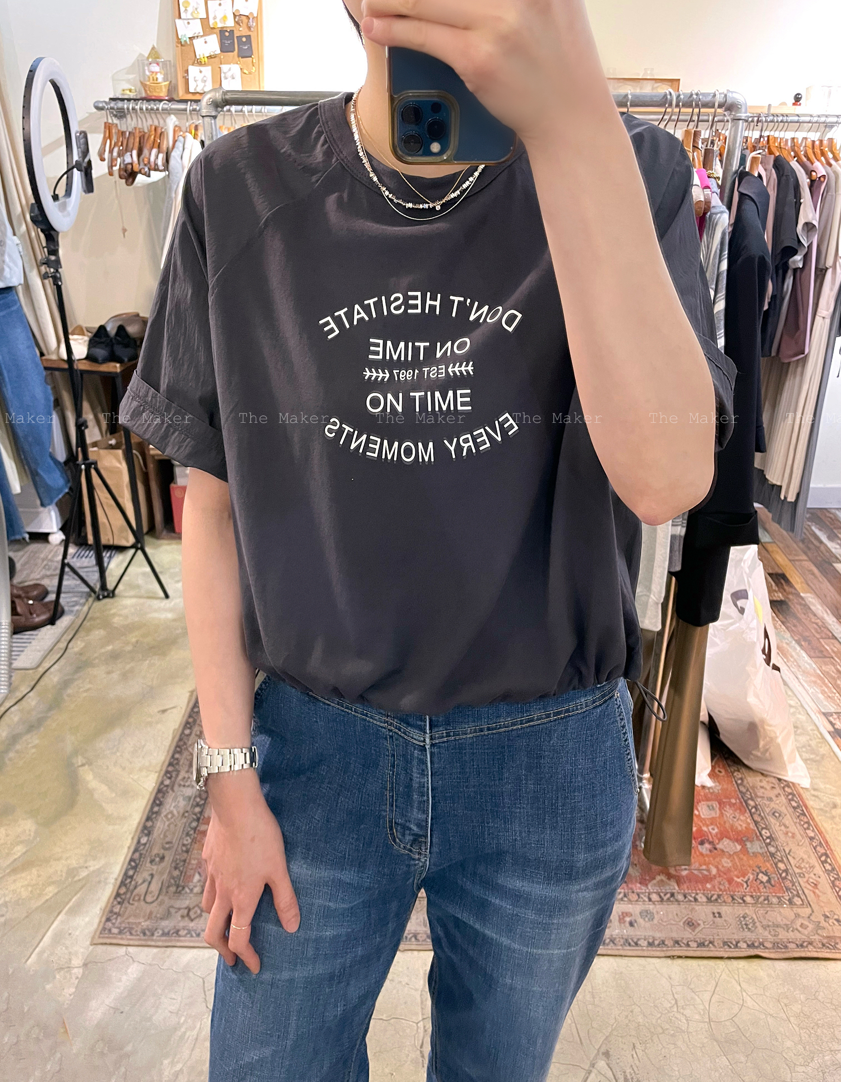 🫧 拼料舒服爽Tee 🫧