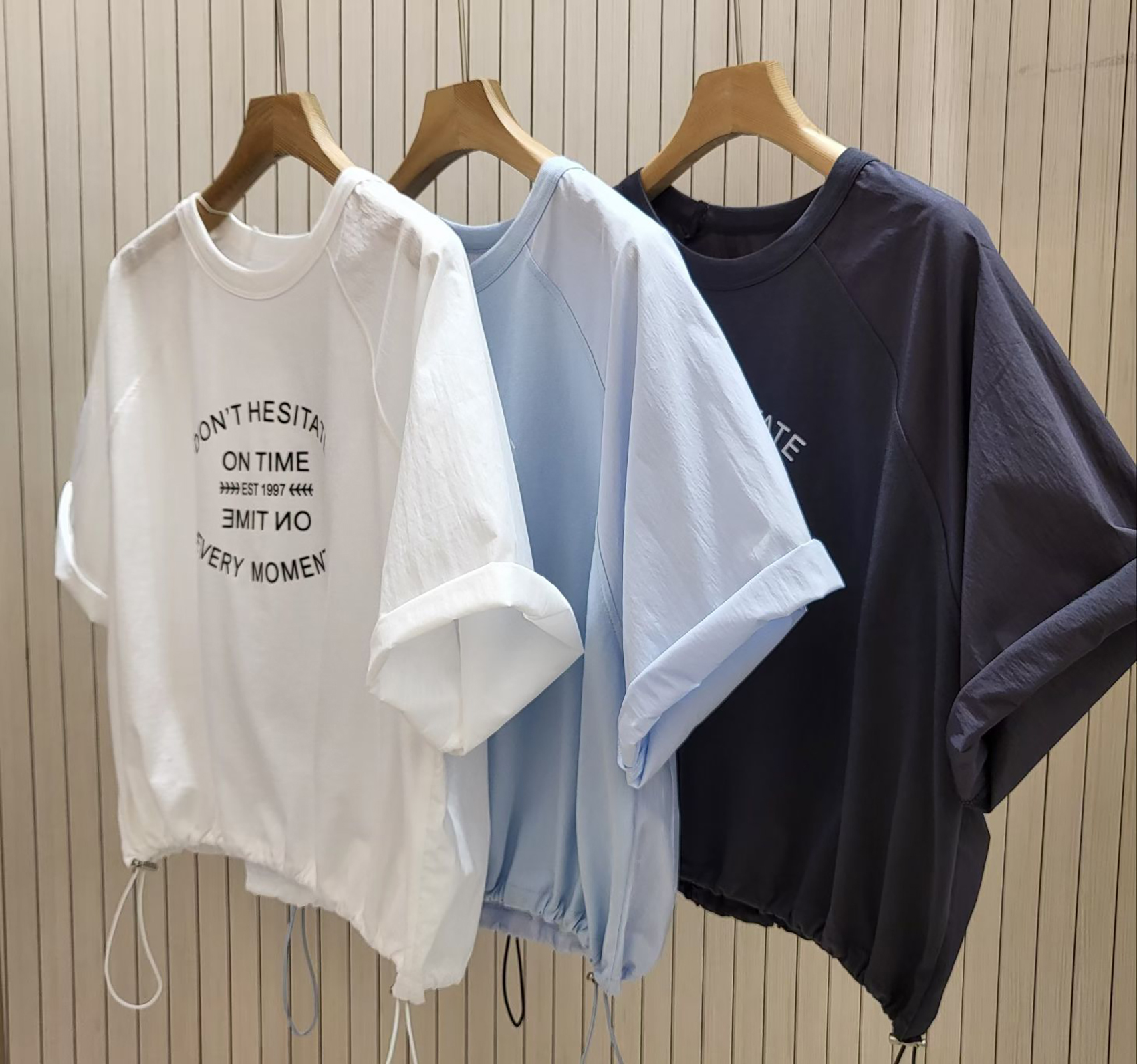 🫧 拼料舒服爽Tee 🫧