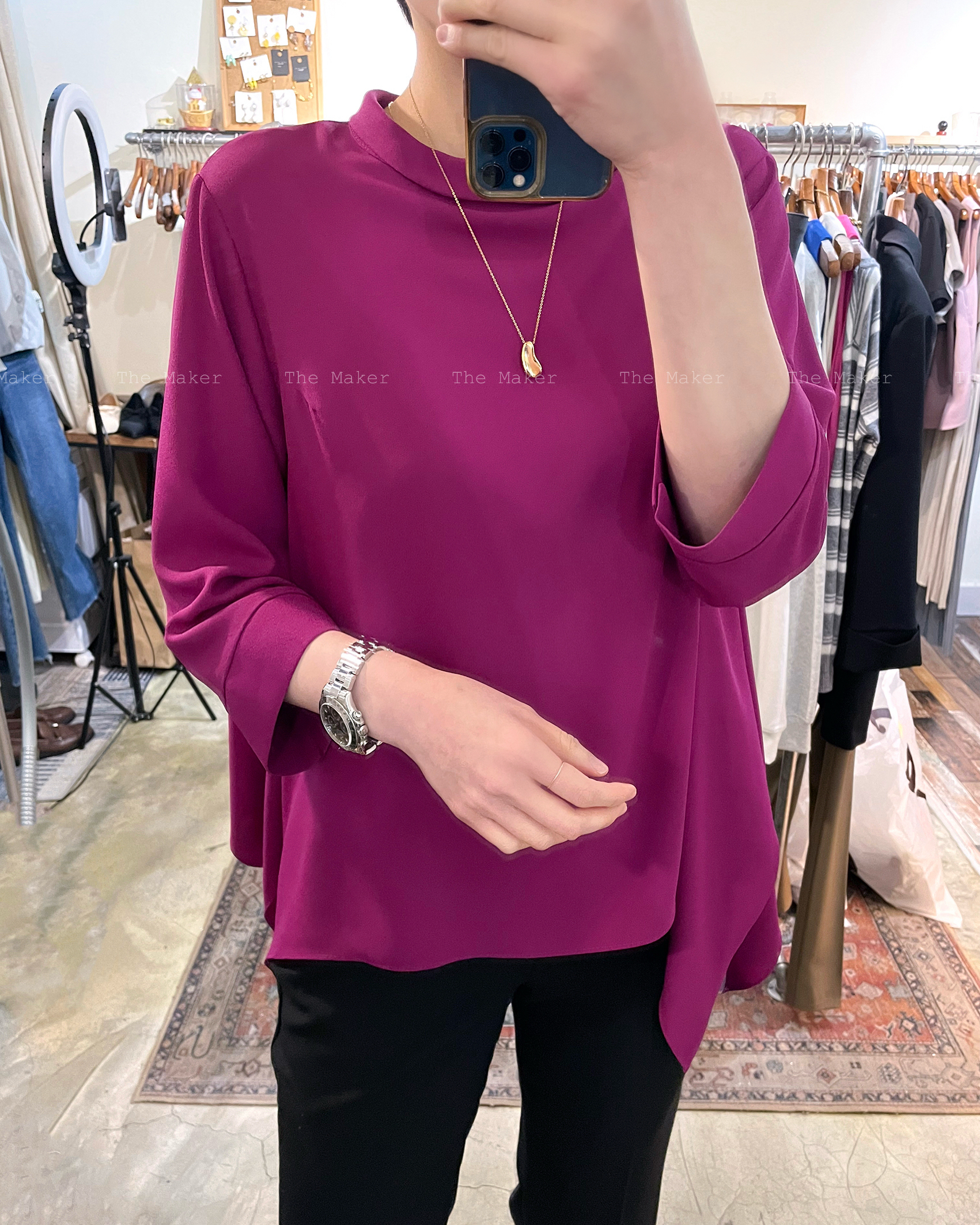 🪸 飄逸輕盈修身 top 🪸