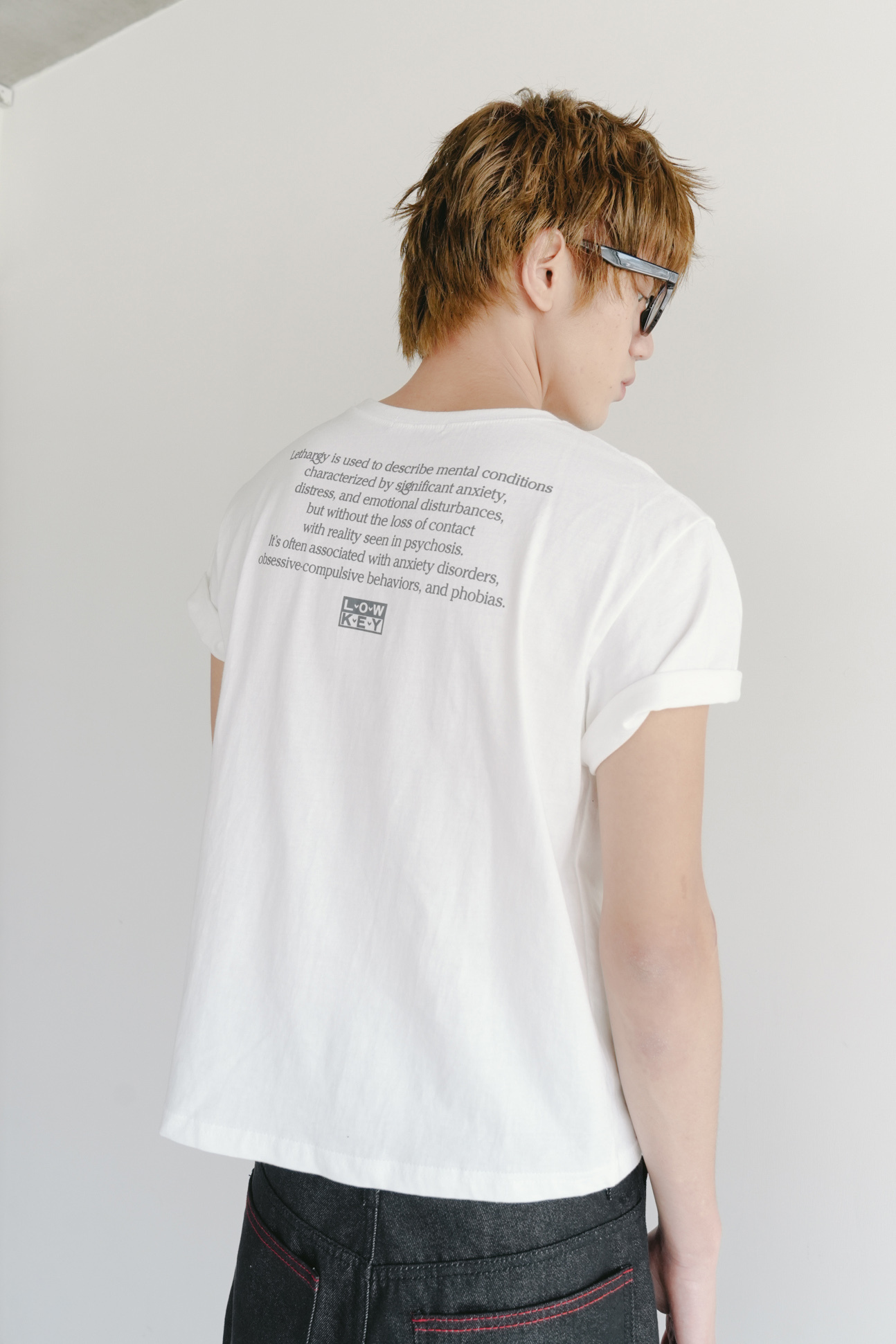 kai lettering crop tee #上衣