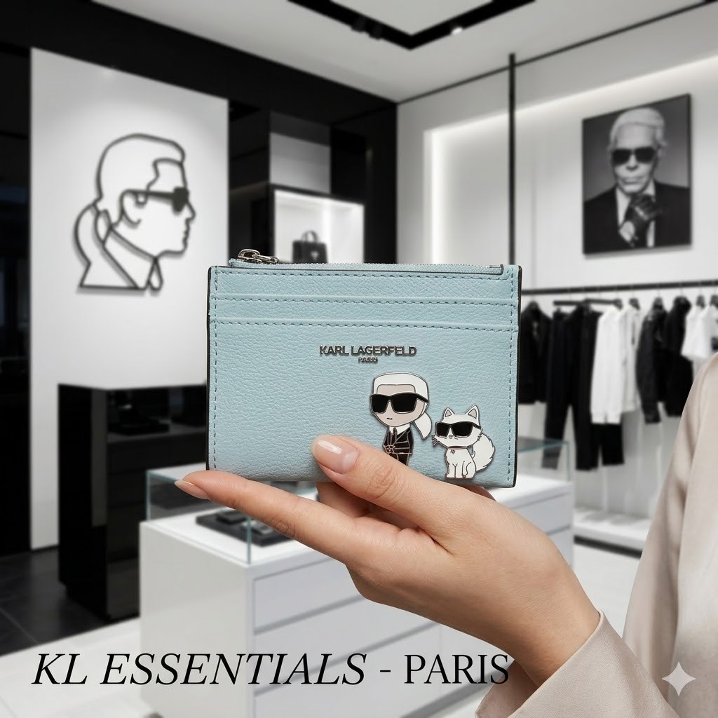 【預購】KARL LAGERFELD PARIS DUO EURO PIN H0409103 卡套