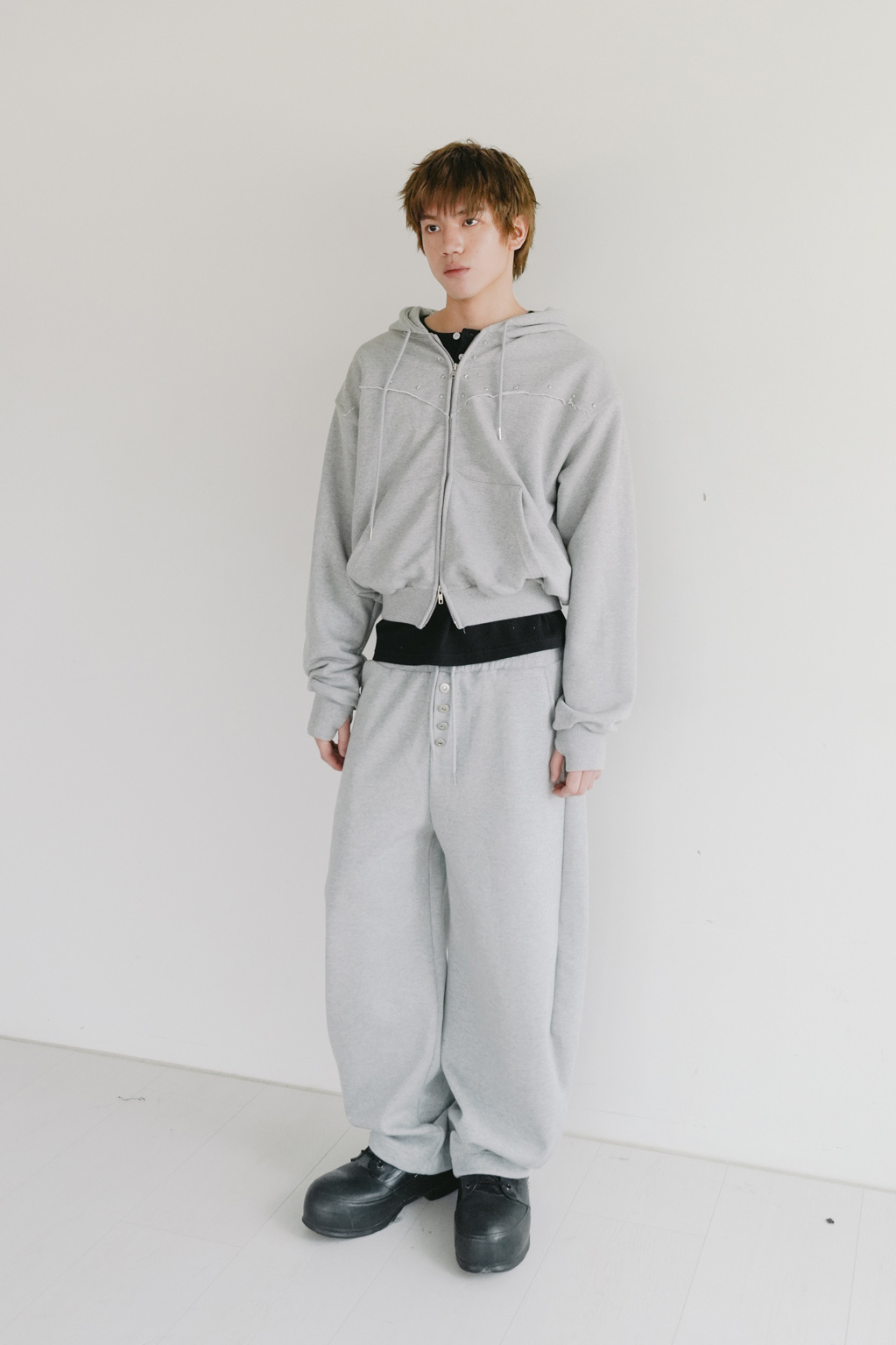 star western hood zip-up #外套