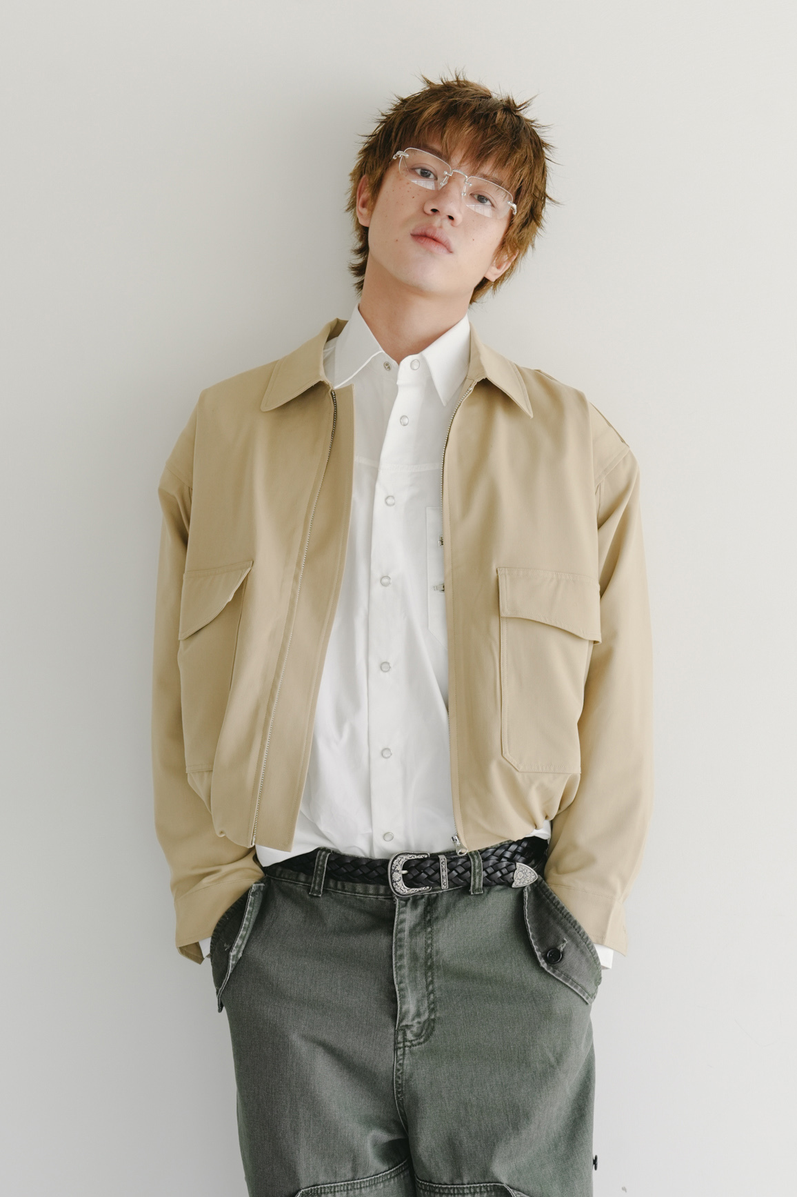 technical flap blouson #外套