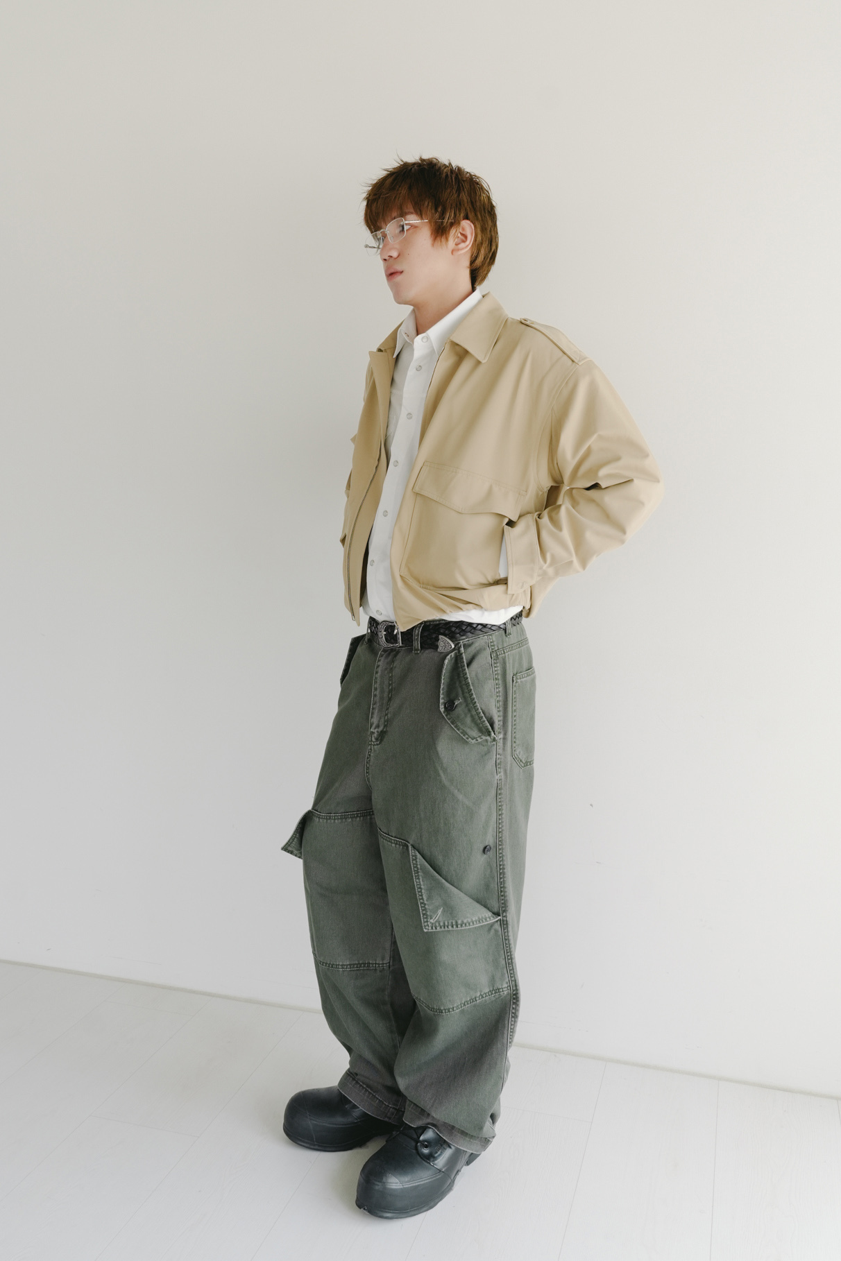 technical flap blouson #外套