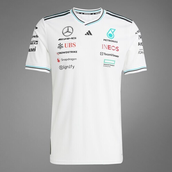 Adidas 愛迪達 Mer Dr Jsyw Am JX5795 男 T恤 運動上衣 休閒短袖 白 F1賽車