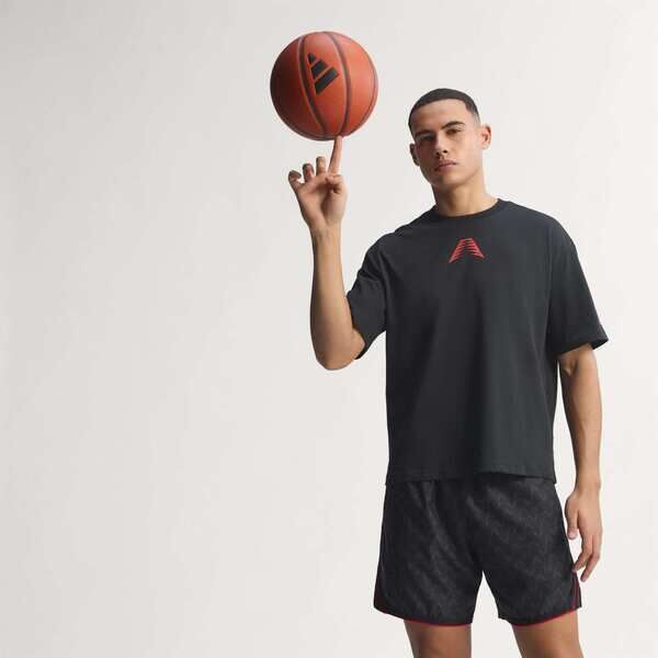 Adidas 愛迪達 Anted Bt2 Tee KA5066 男 T恤 運動上衣 休閒短袖 黑 紅字