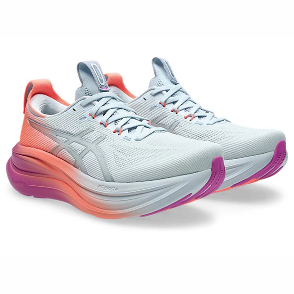 Asics 亞瑟士 GEL-Nimbus 28 1012B987-400 女 慢跑鞋 跑鞋 路跑 藍 粉紅