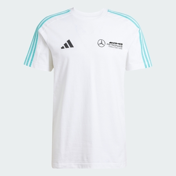 Adidas 愛迪達 Mer Dna Tee M JV5457 男 T恤 運動上衣 休閒短袖 白 純棉 F1賽車