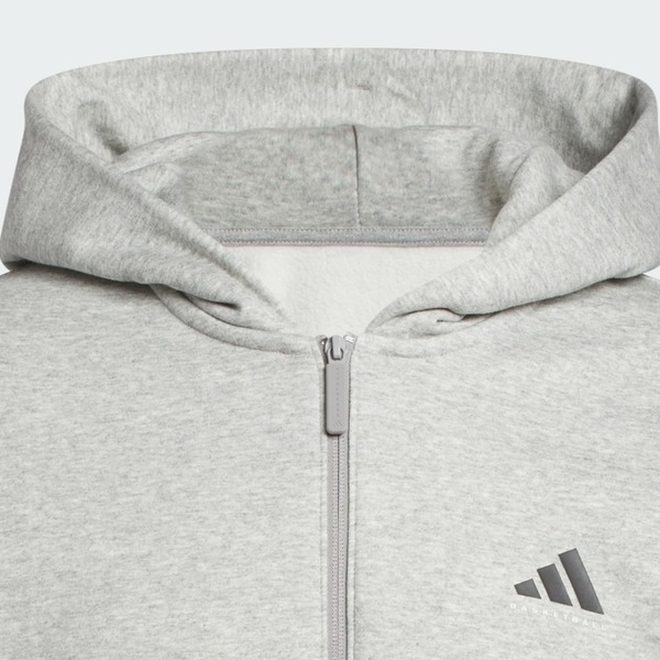 Adidas 愛迪達 Adidas Fz Hoody KB7562 男女 連帽外套 保暖 運動外套 灰