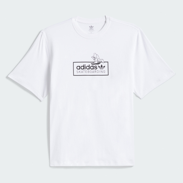 Adidas 愛迪達 Gonz Logo Tee KF1836 男女 T恤 運動上衣 休閒短袖 白 亞版 純棉